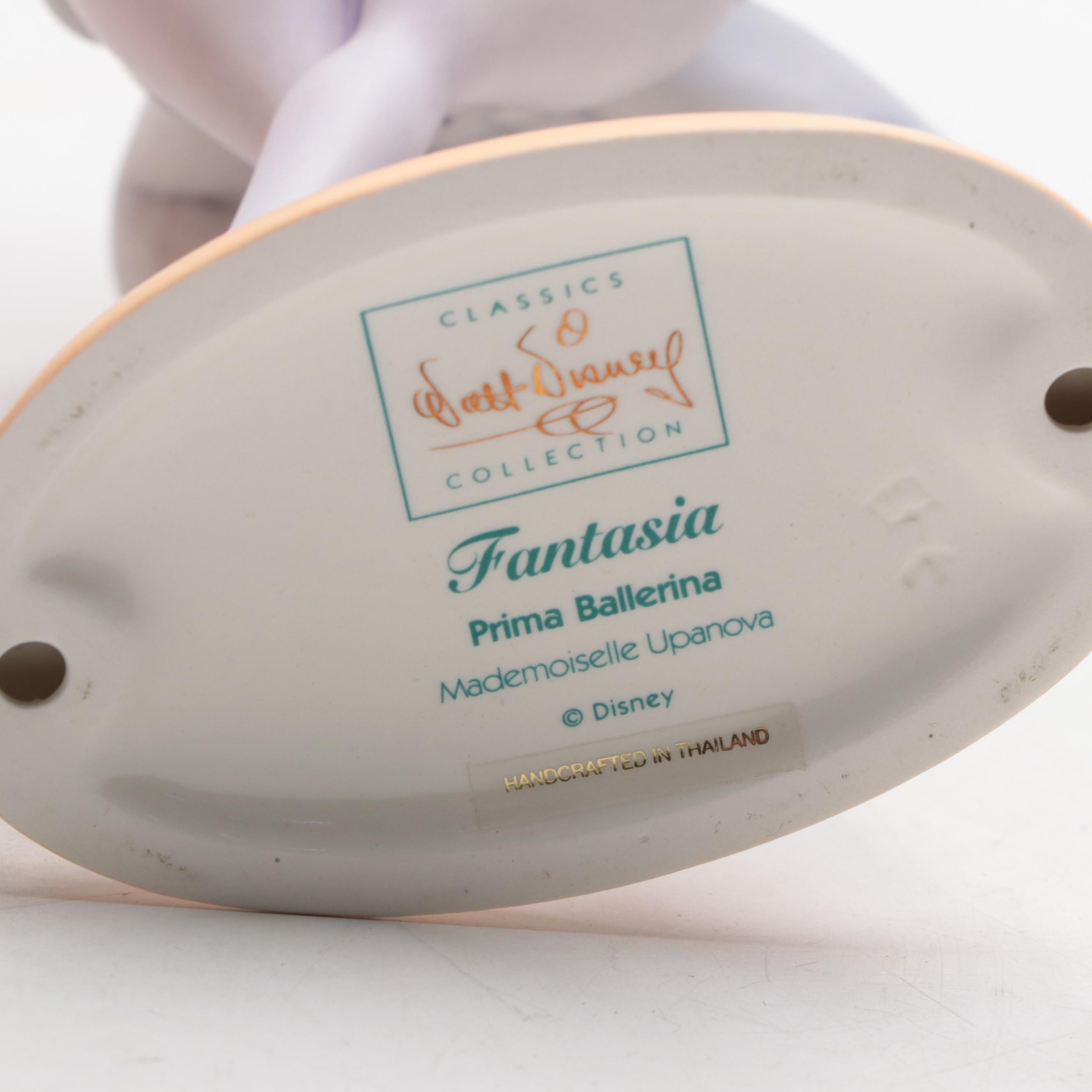 Walt Disney Classics Fantasia "Prima Ballerina" and Other Ceramic Figurines