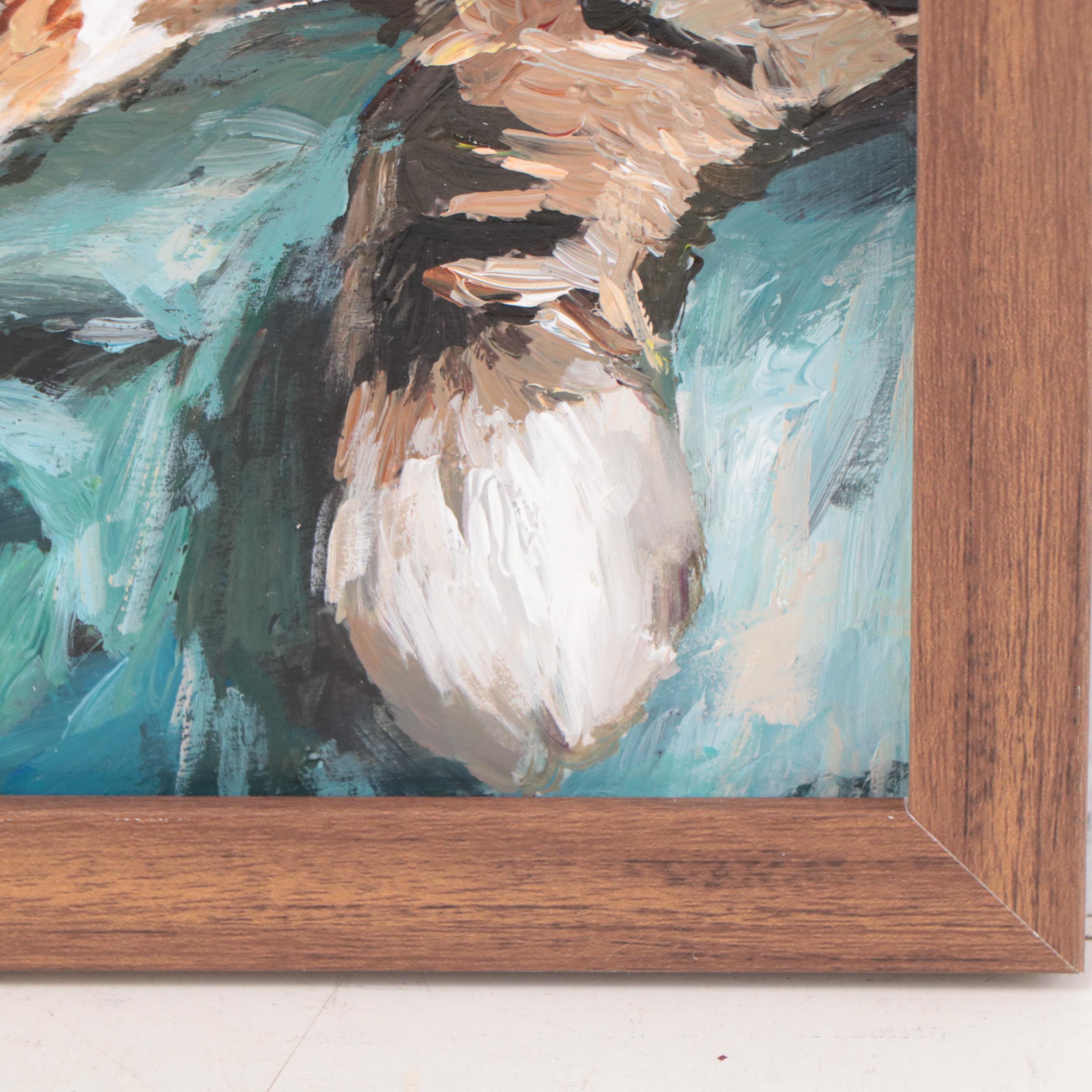 Adam Deda Cat Portrait Oil Painting "Catnap," 2023