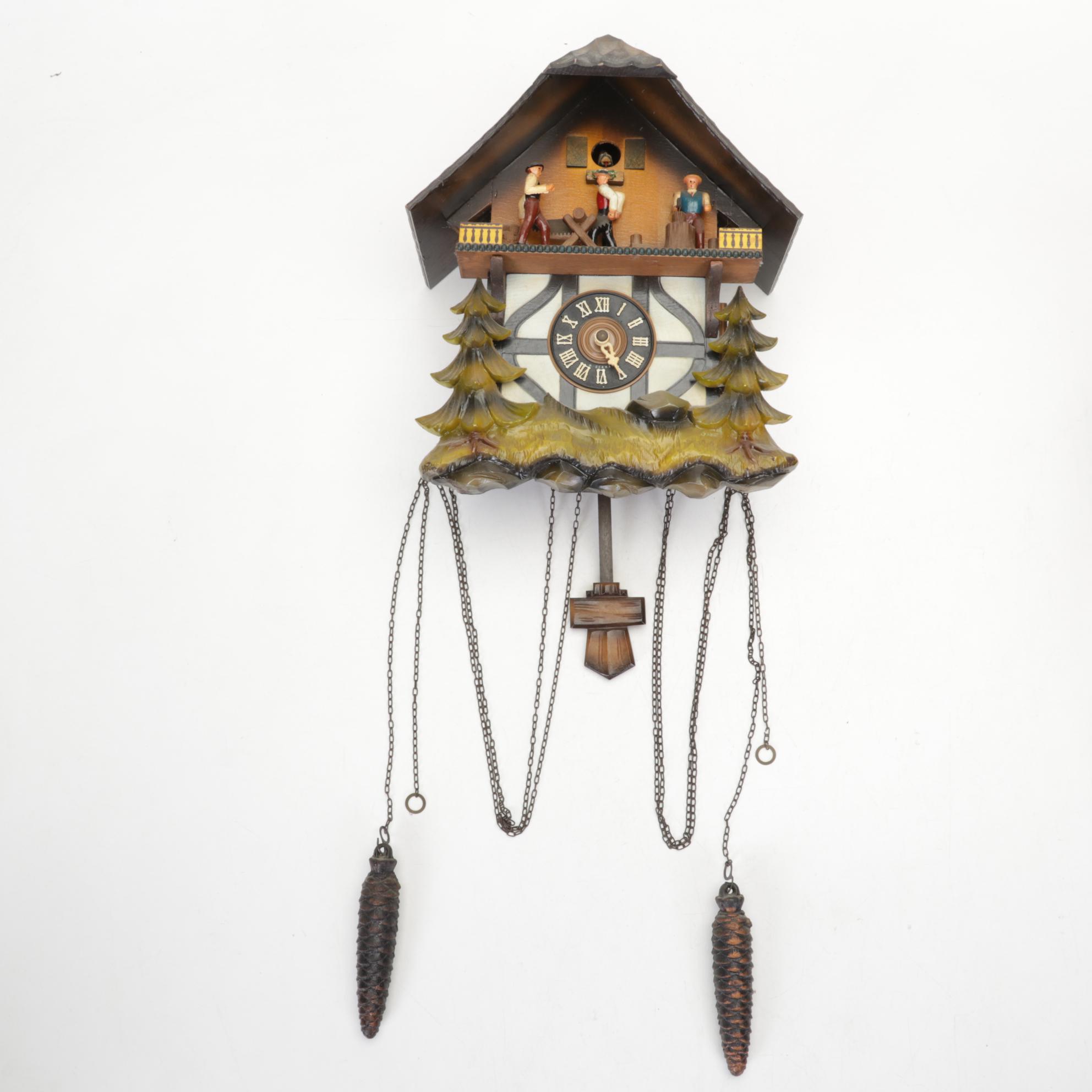 Emil Schmecken Becher Traditional Style with Other Chalet Style Cuckoo Clocks