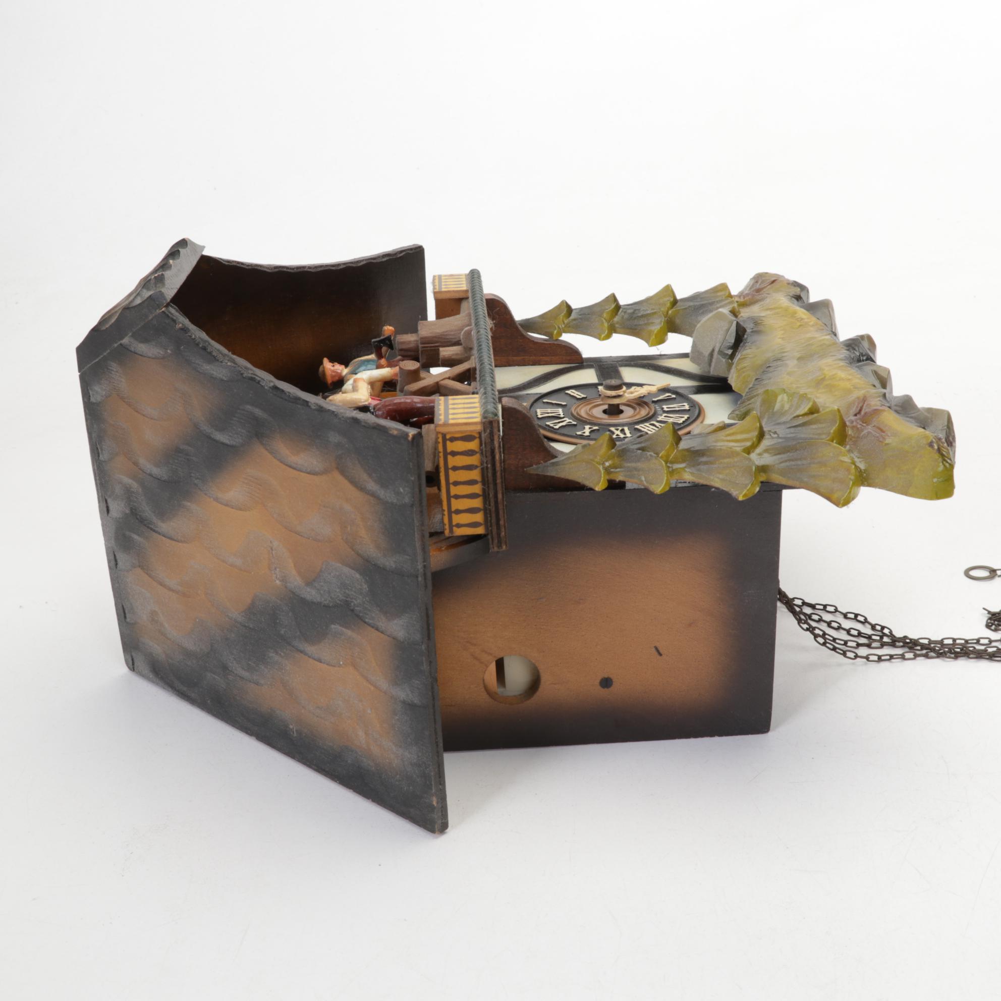 Emil Schmecken Becher Traditional Style with Other Chalet Style Cuckoo Clocks