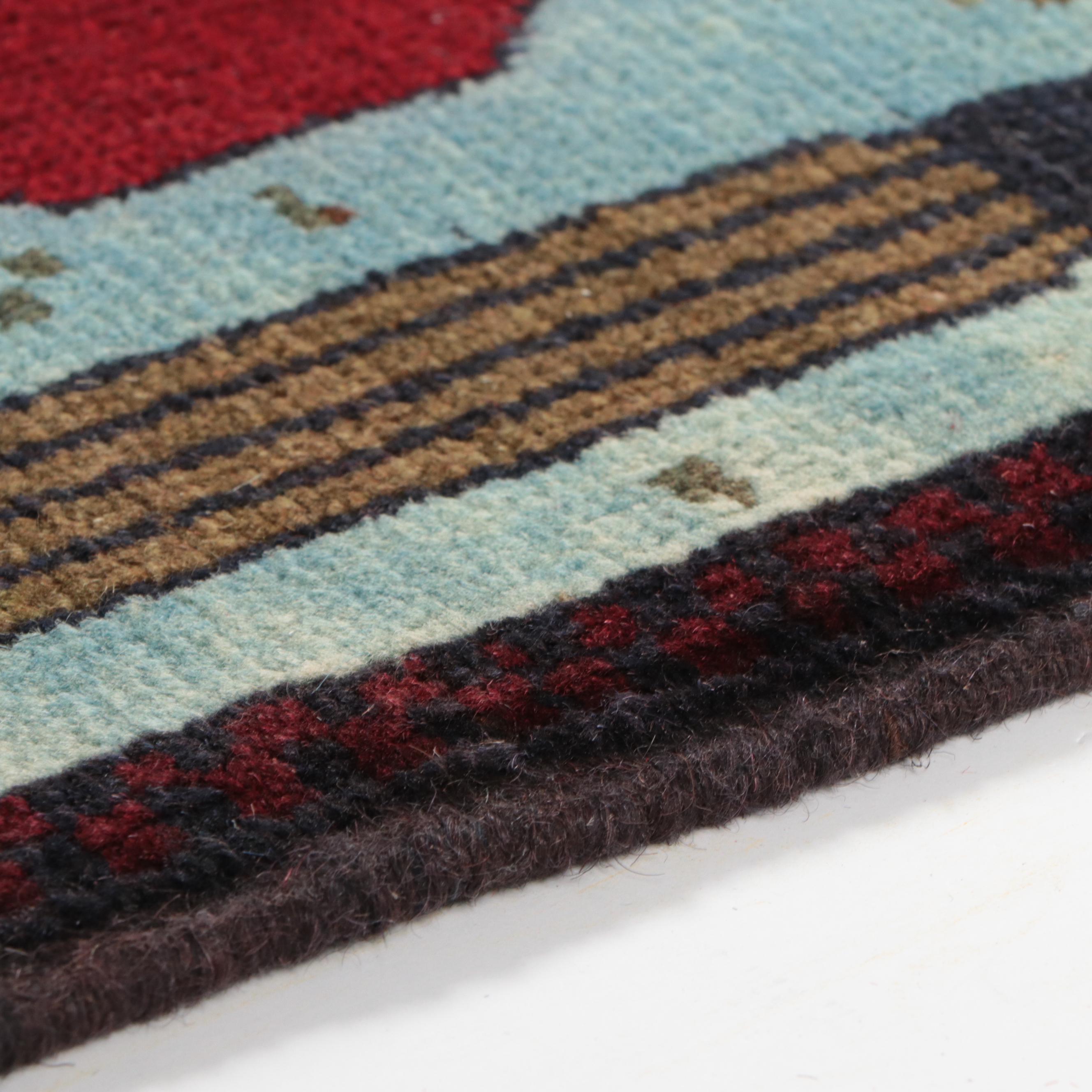 2'1 x 2'8 Hand-Knotted Afghan Pictorial War Rug, 2022