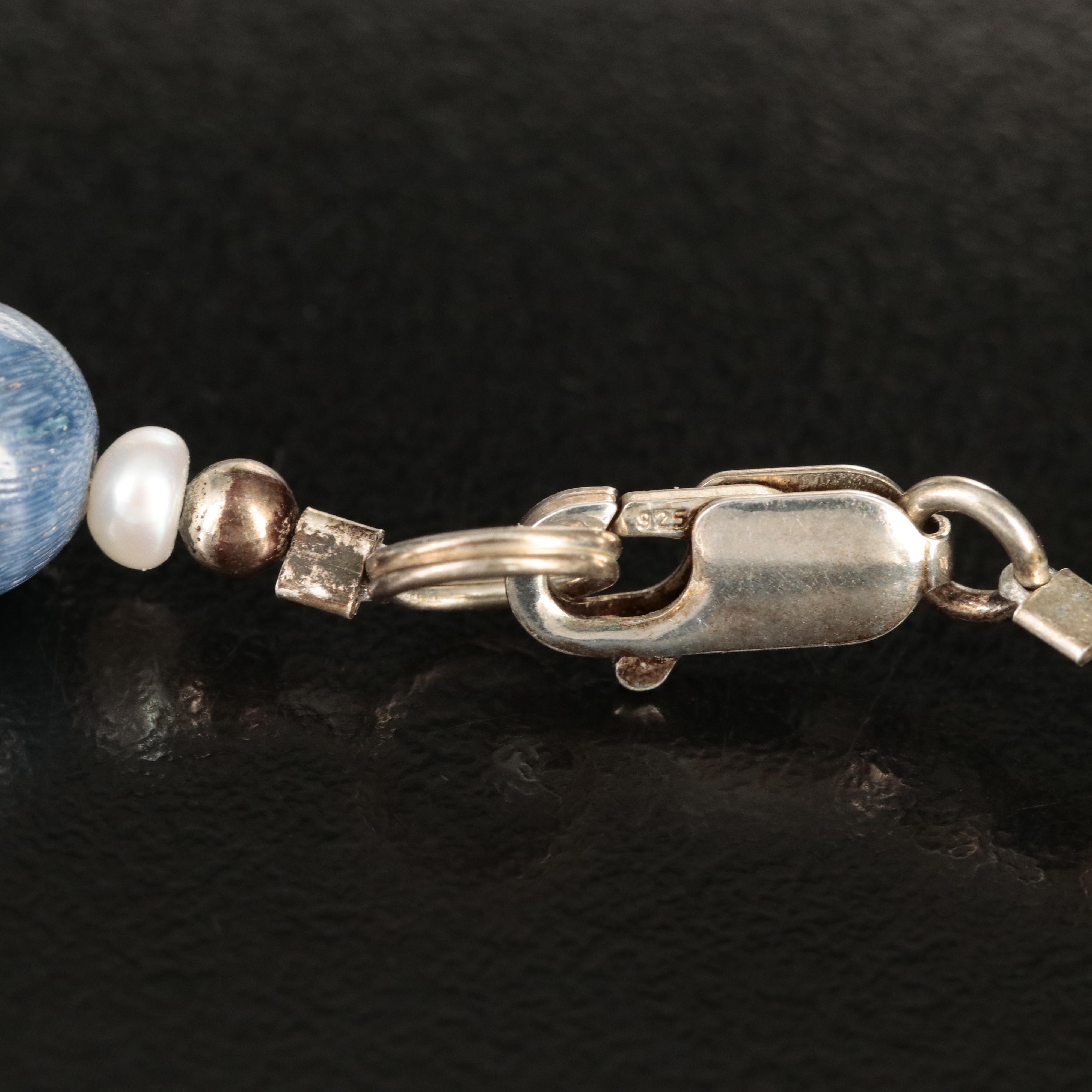 Coral and Pearl Graduated Necklace with Sterling Clasp