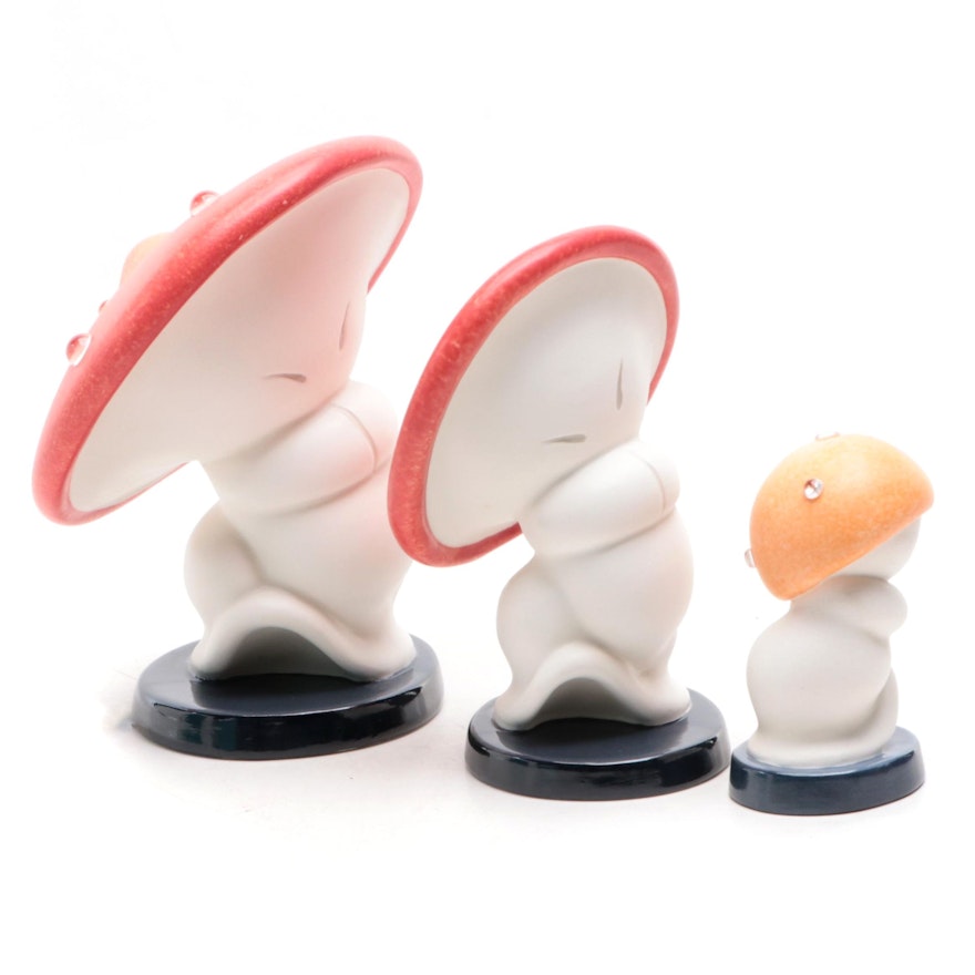 Walt Disney Classics Fantasia "Mushroom Dancer" Ceramic Figurines