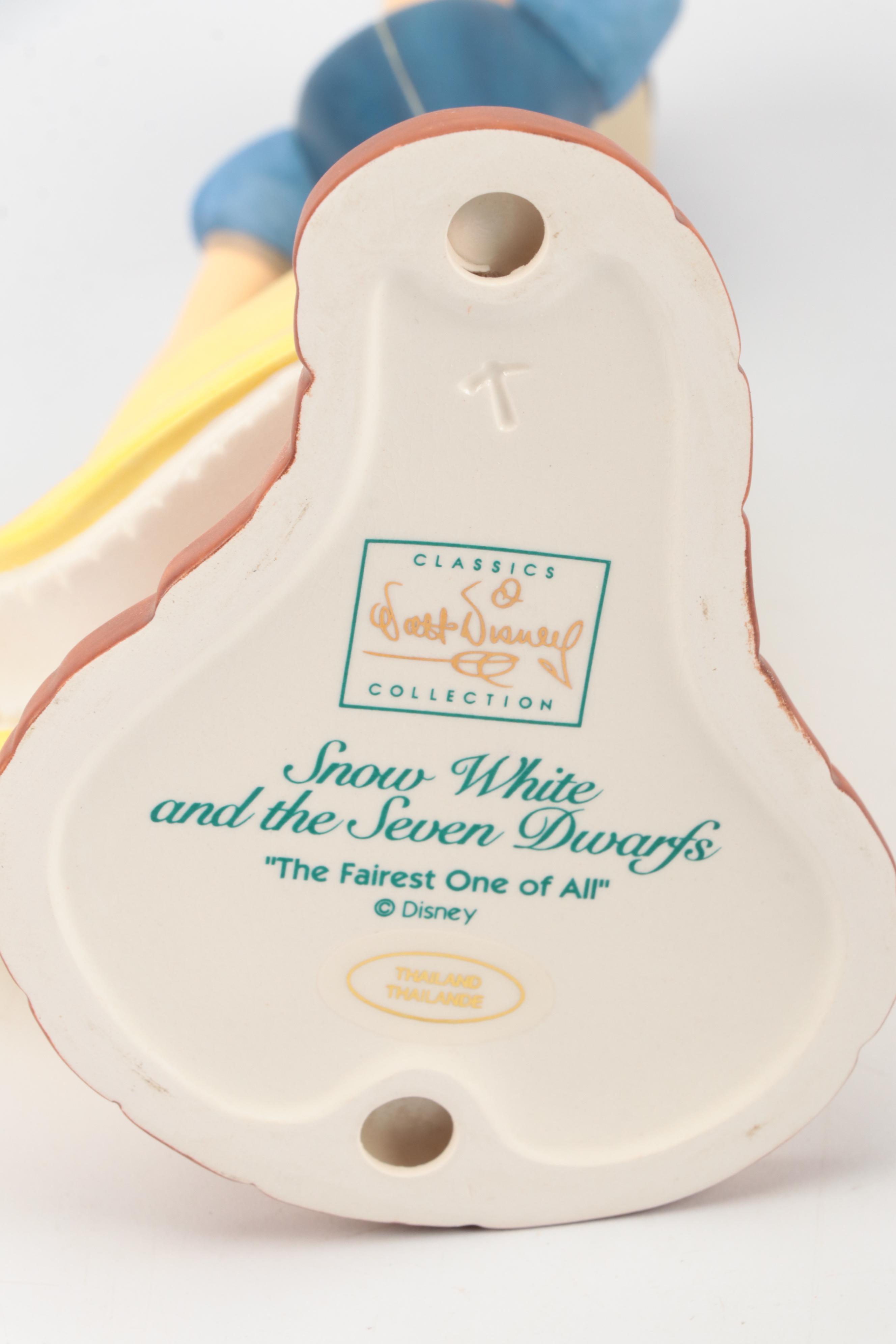 Walt Disney Classics Snow White "Humph!", and Other Ceramic Figurines