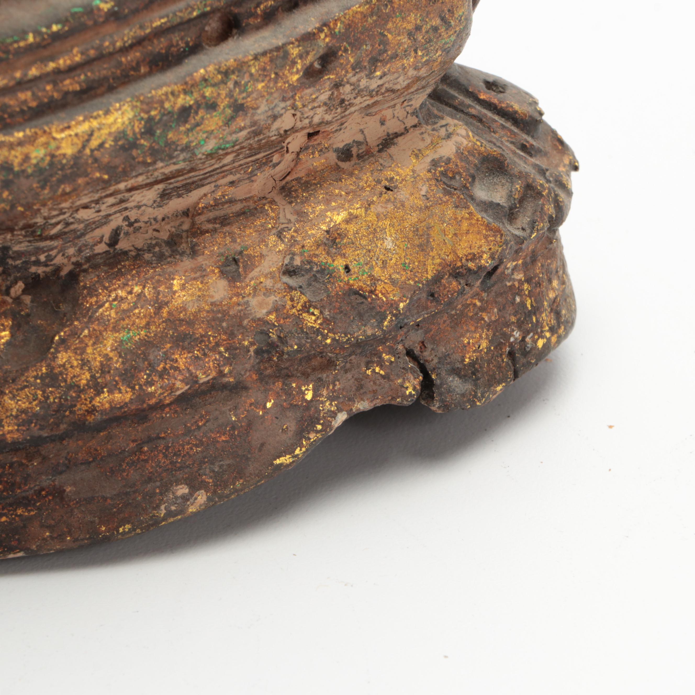 Tibetan Buddhist Cast Metal Deity and Amitabha Buddha Sculptures