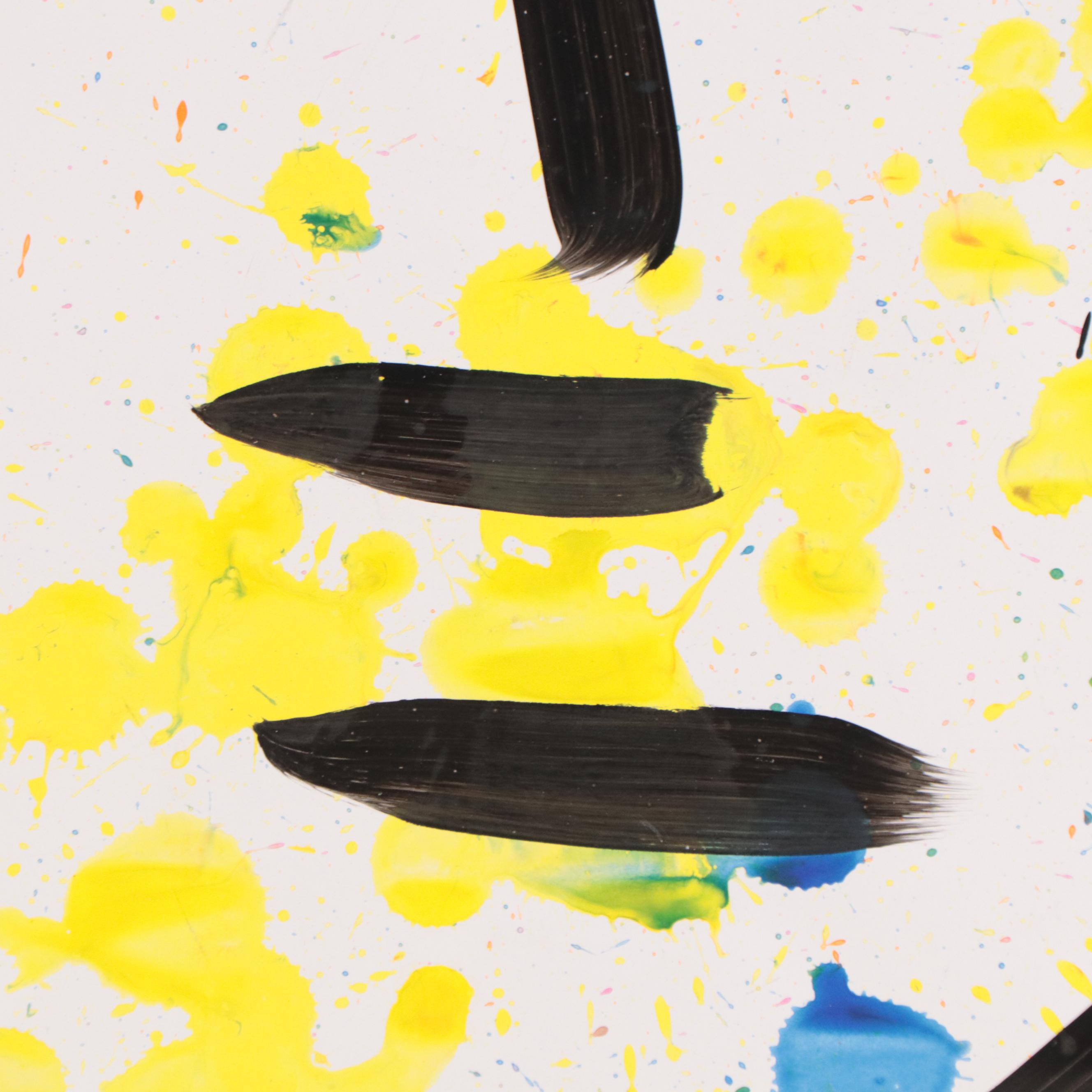 Peter Keil Abstract Portrait Acrylic Painting