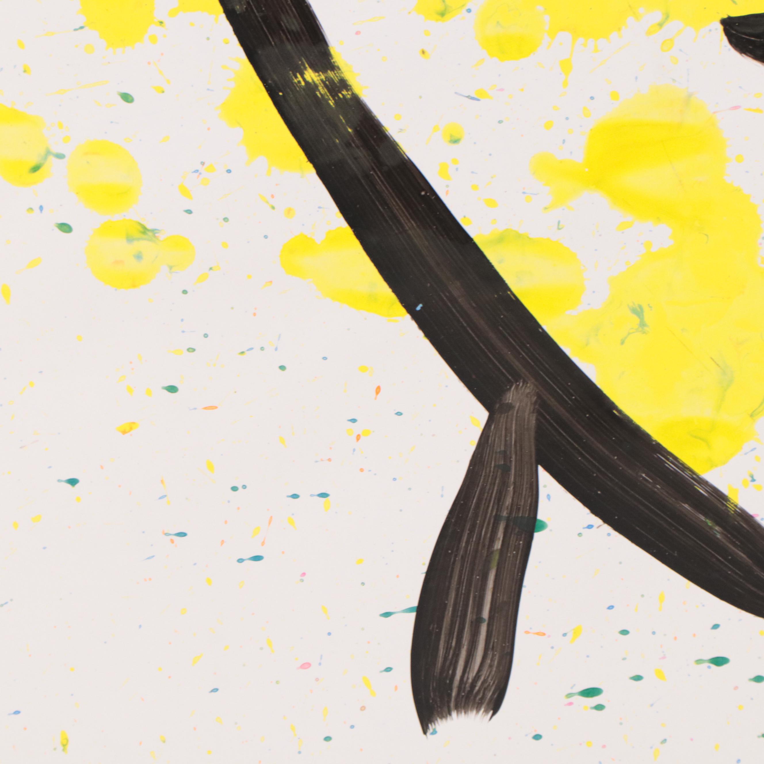 Peter Keil Abstract Portrait Acrylic Painting