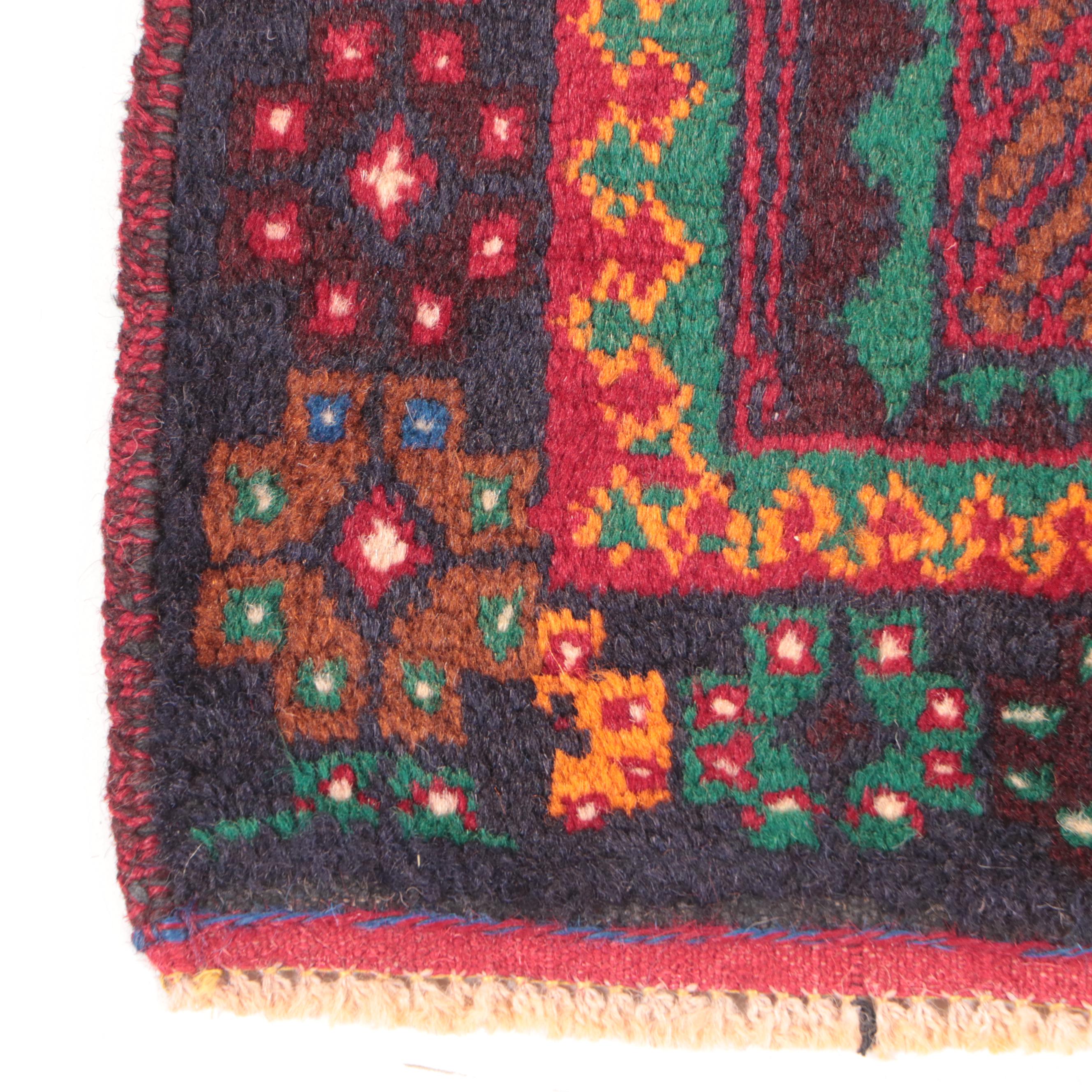 2'11 x 5'2 Hand-Knotted Afghan Taimani Accent Rug