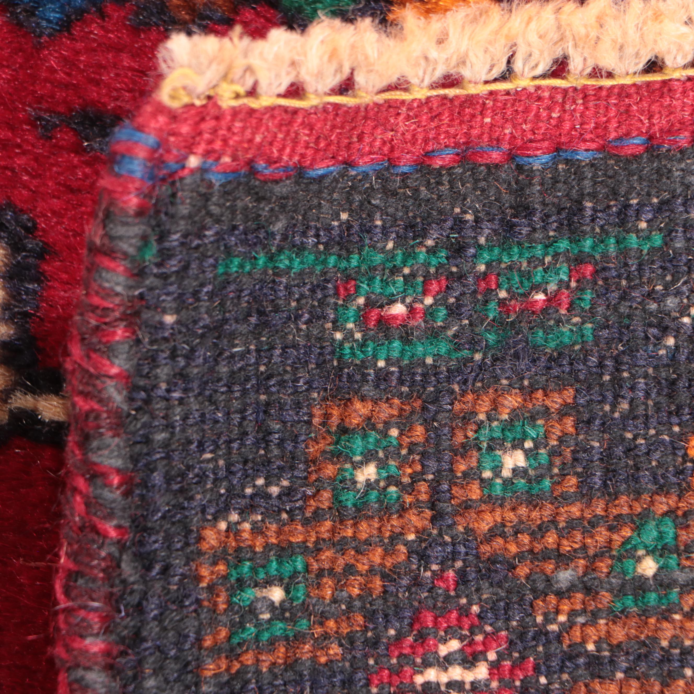 2'11 x 5'2 Hand-Knotted Afghan Taimani Accent Rug