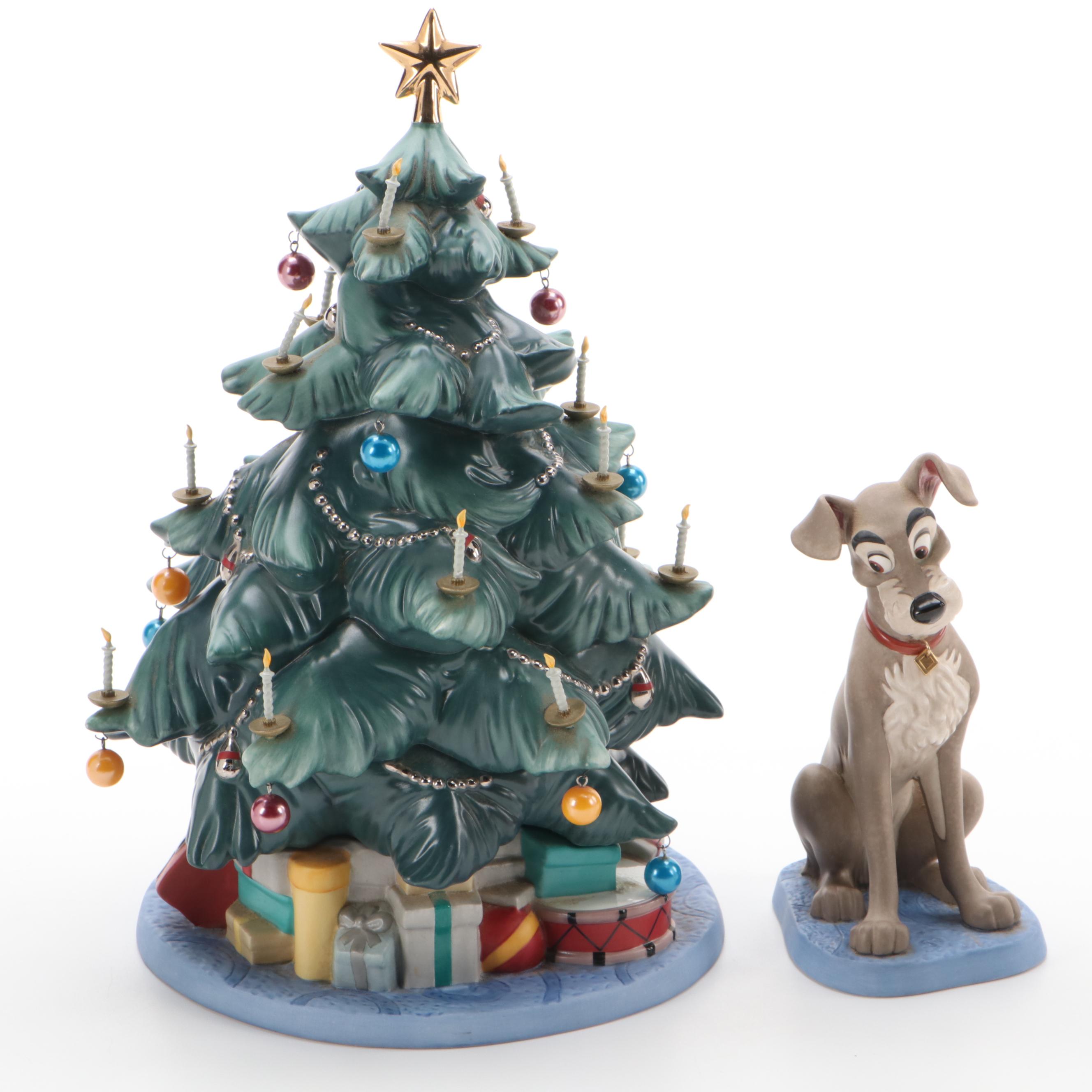 Walt Disney Classics Collection "Lady and the Tramp" Christmas Figurines