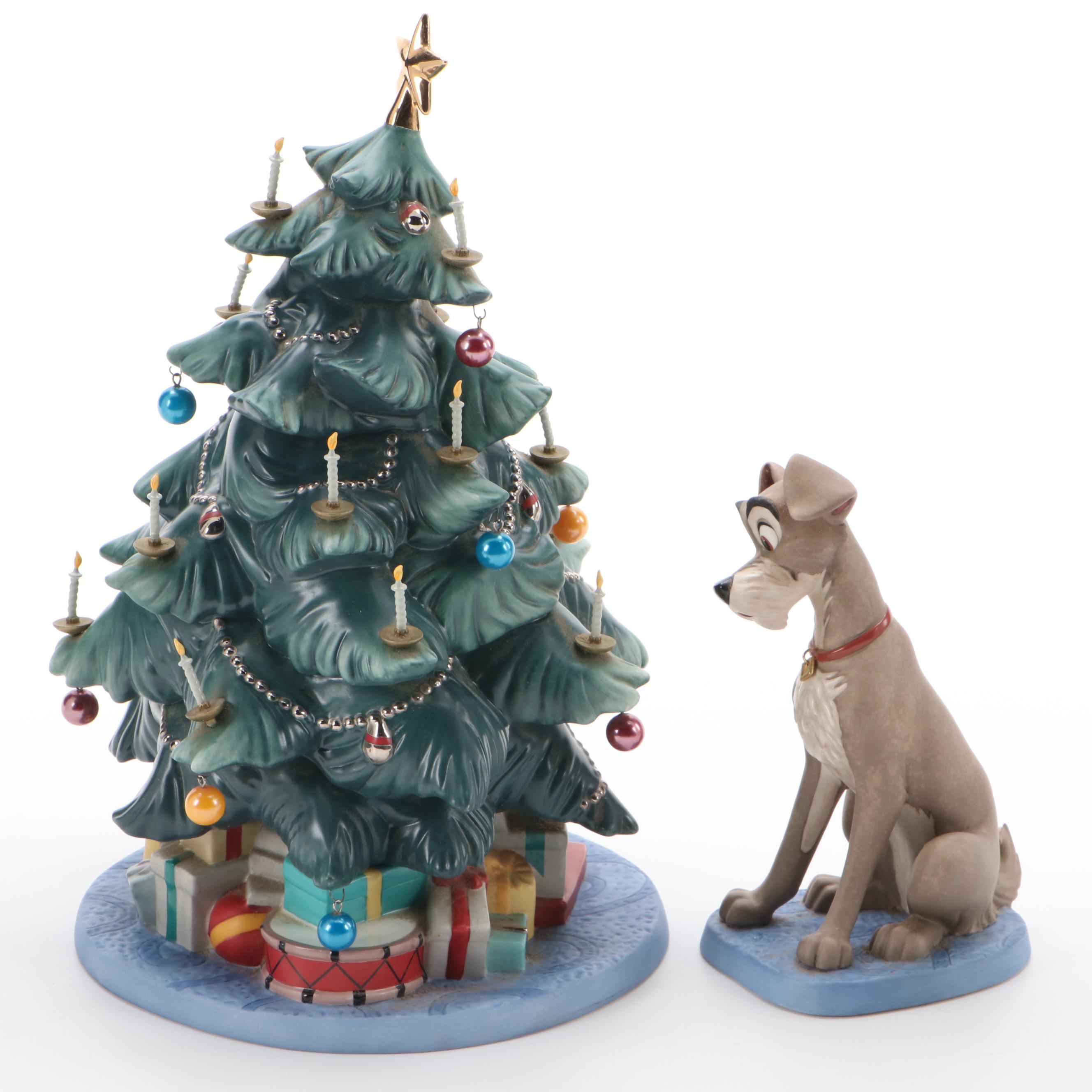Walt Disney Classics Collection "Lady and the Tramp" Christmas Figurines