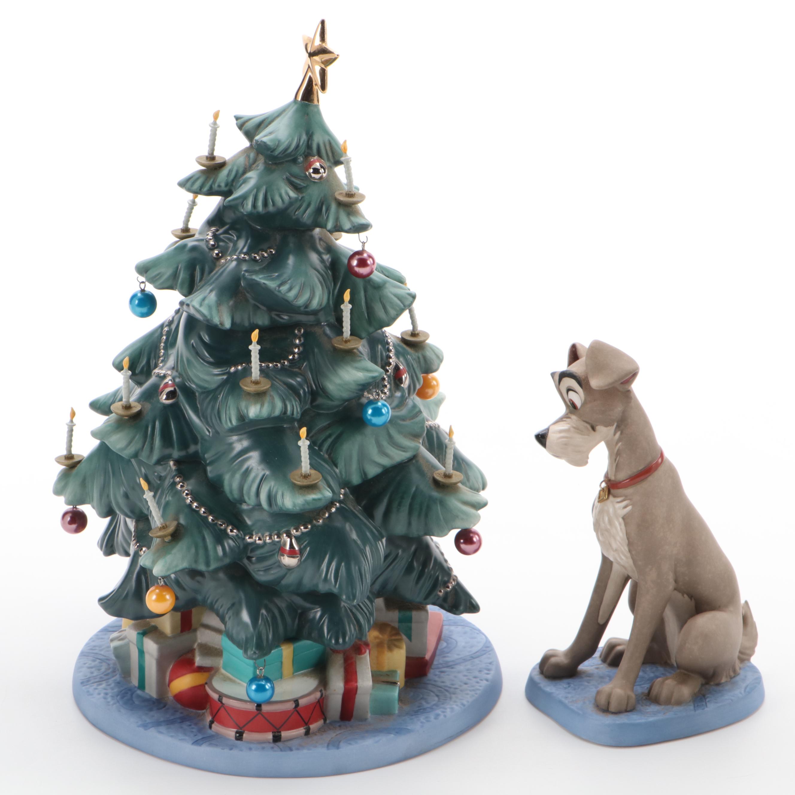 Walt Disney Classics Collection "Lady and the Tramp" Christmas Figurines
