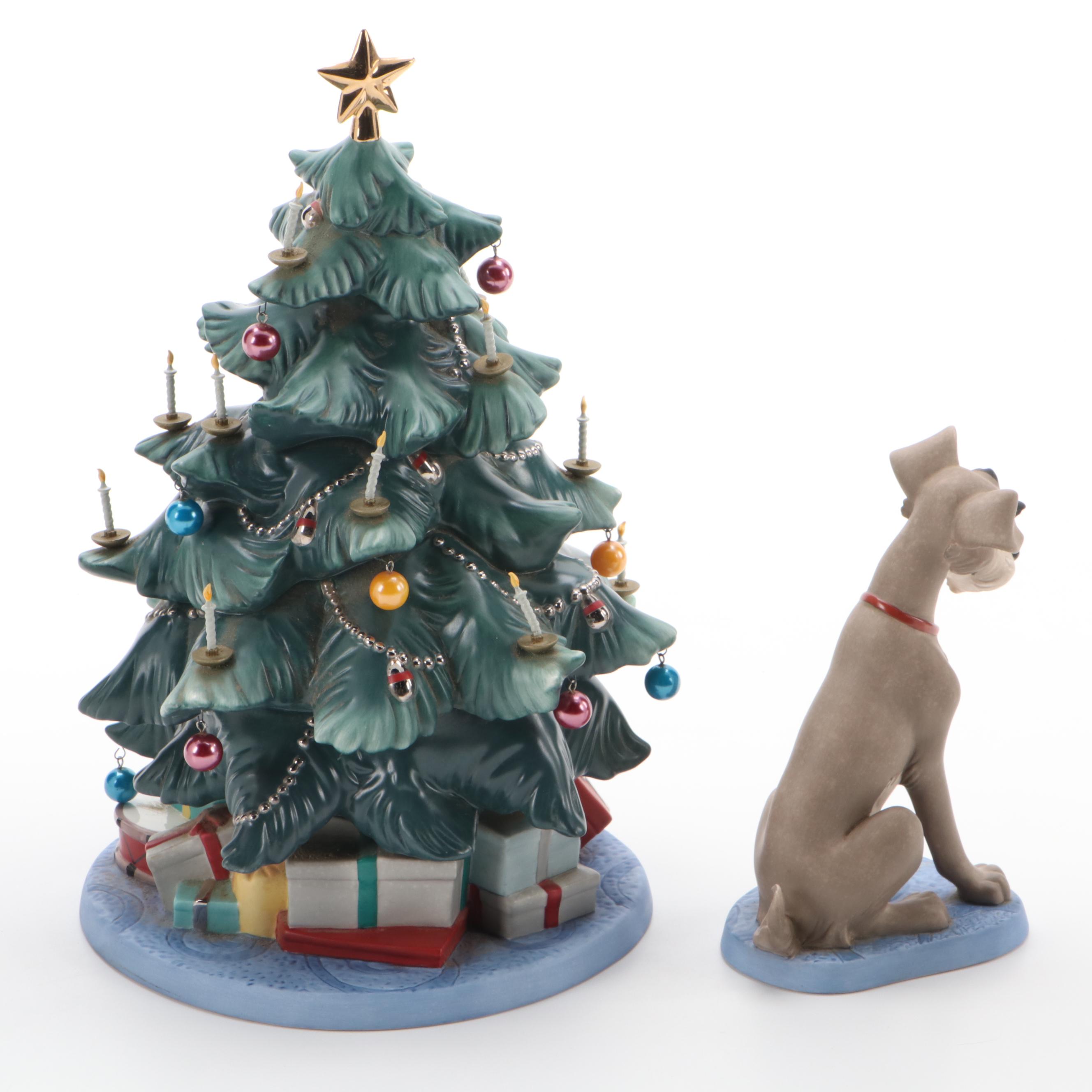 Walt Disney Classics Collection "Lady and the Tramp" Christmas Figurines