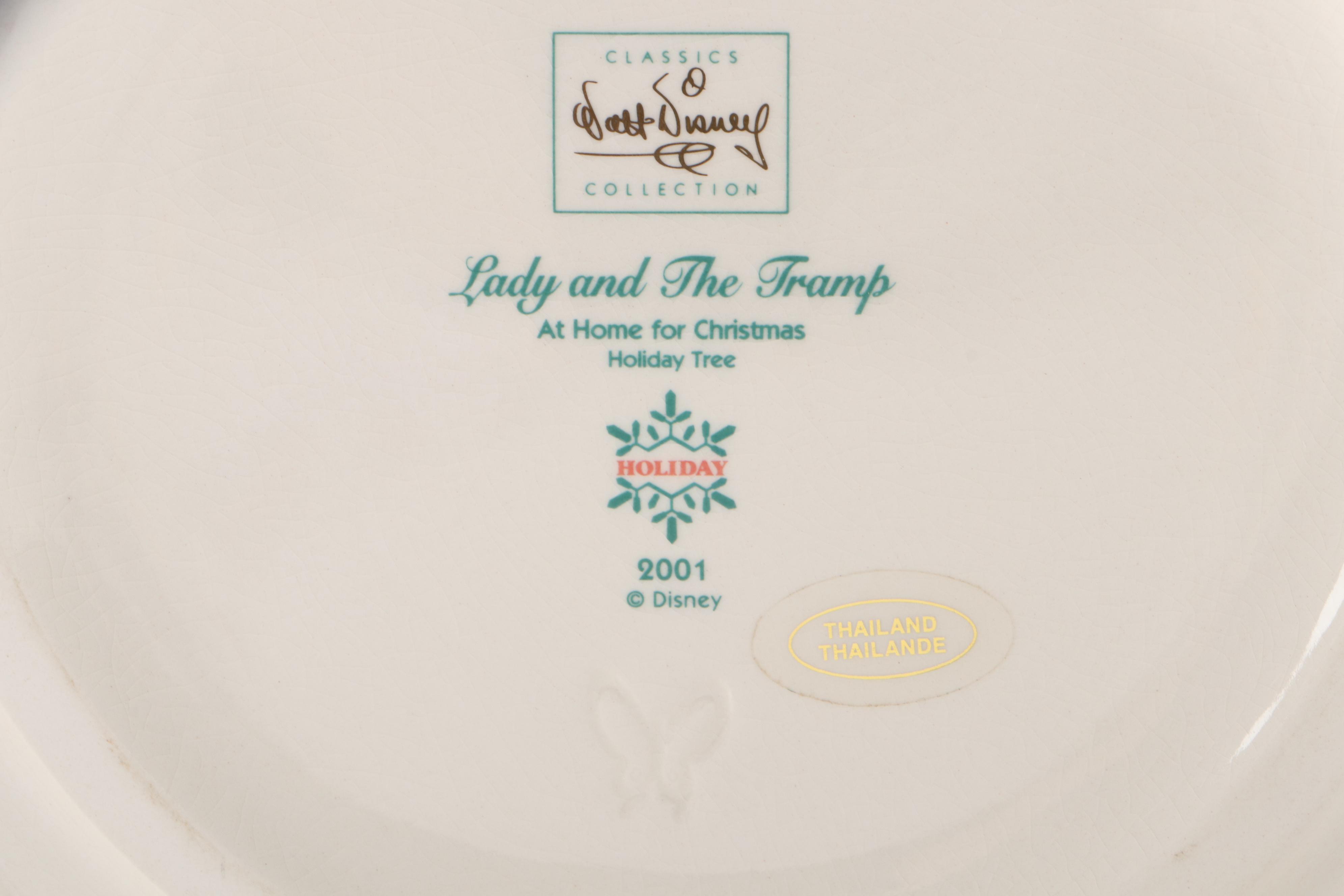 Walt Disney Classics Collection "Lady and the Tramp" Christmas Figurines