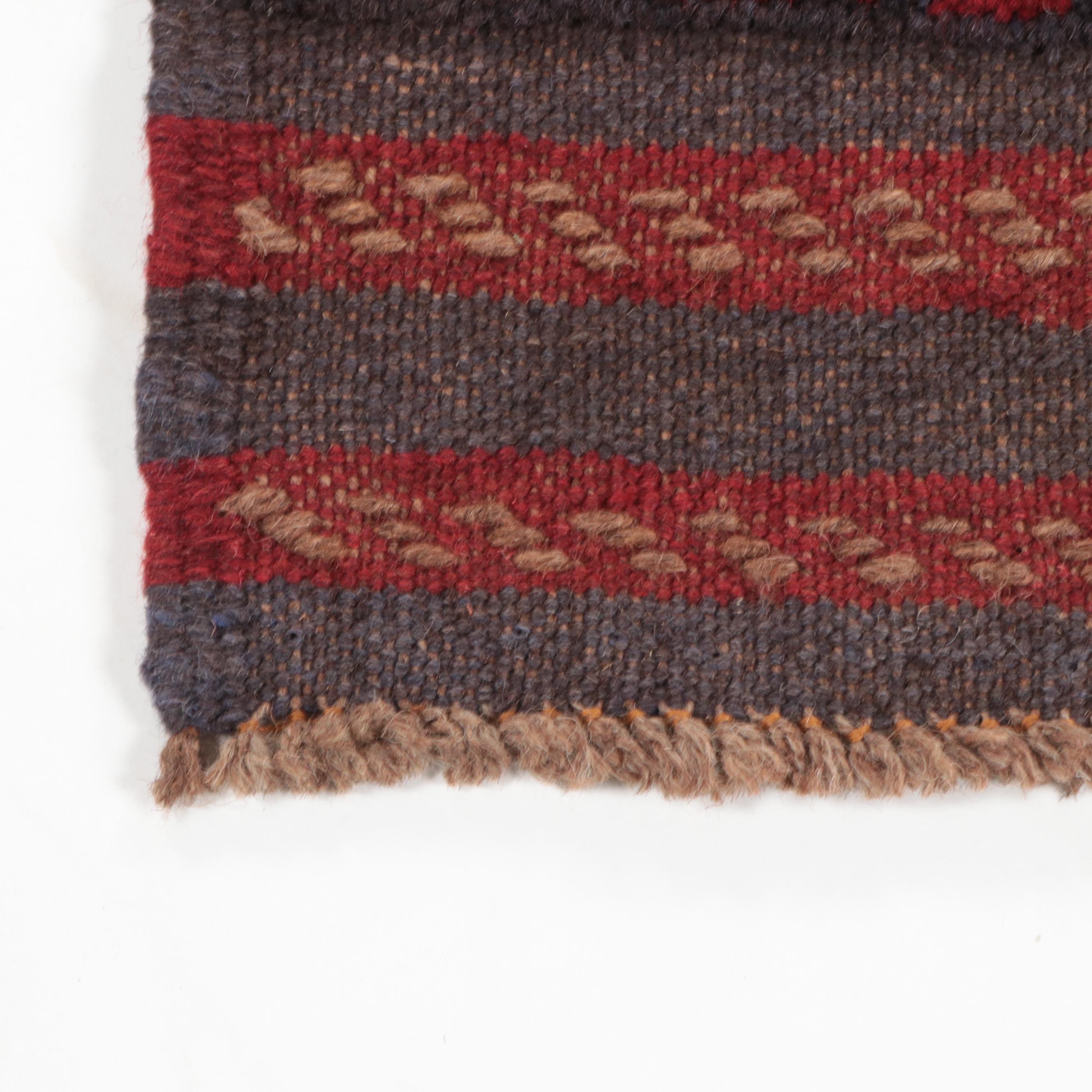 2'1 x 8'3 Hand-Knotted Afghan Mixed Technique Carpet Runner