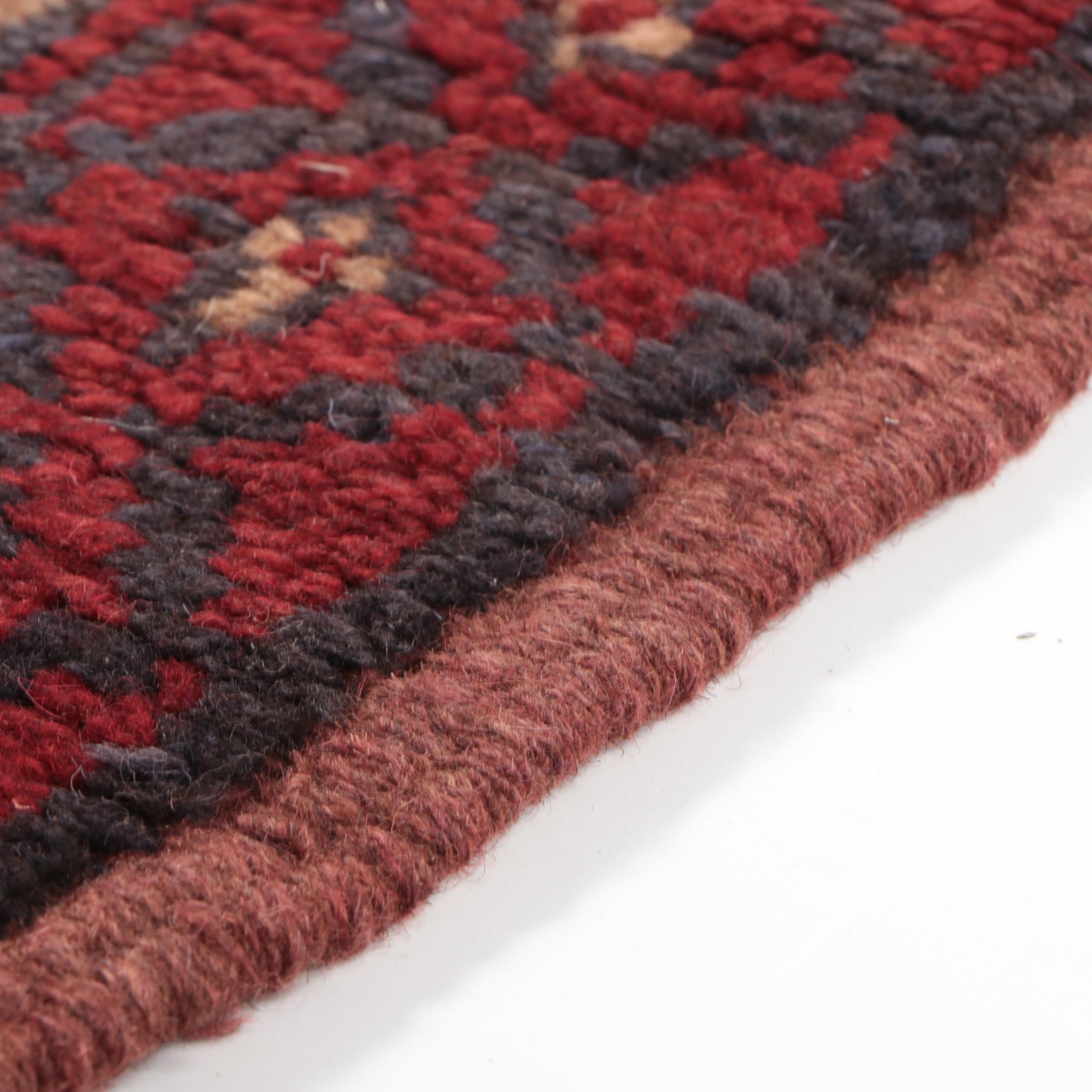 2'1 x 8'3 Hand-Knotted Afghan Mixed Technique Carpet Runner