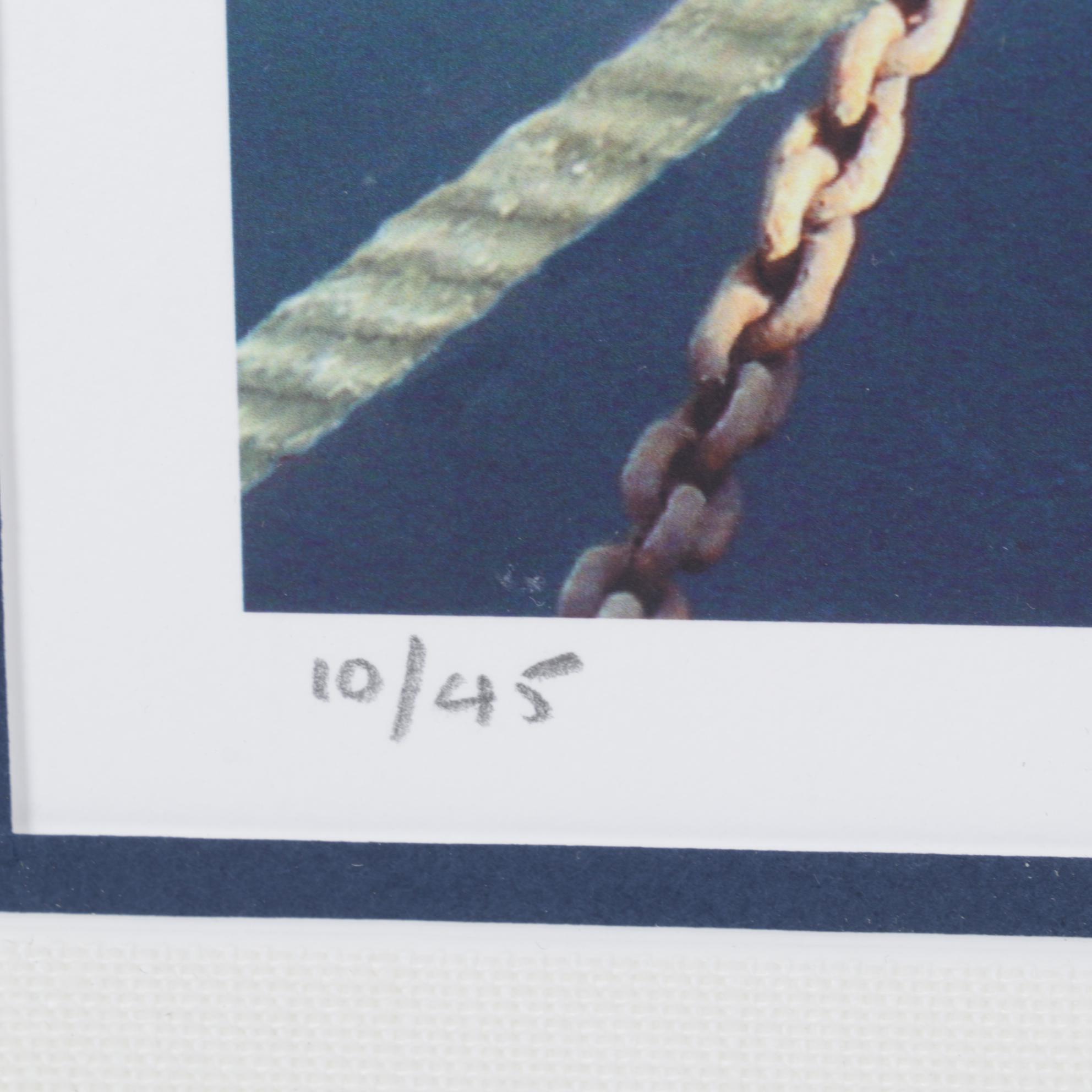 Adrian Lack Giclée "Nautical II," 21st Century