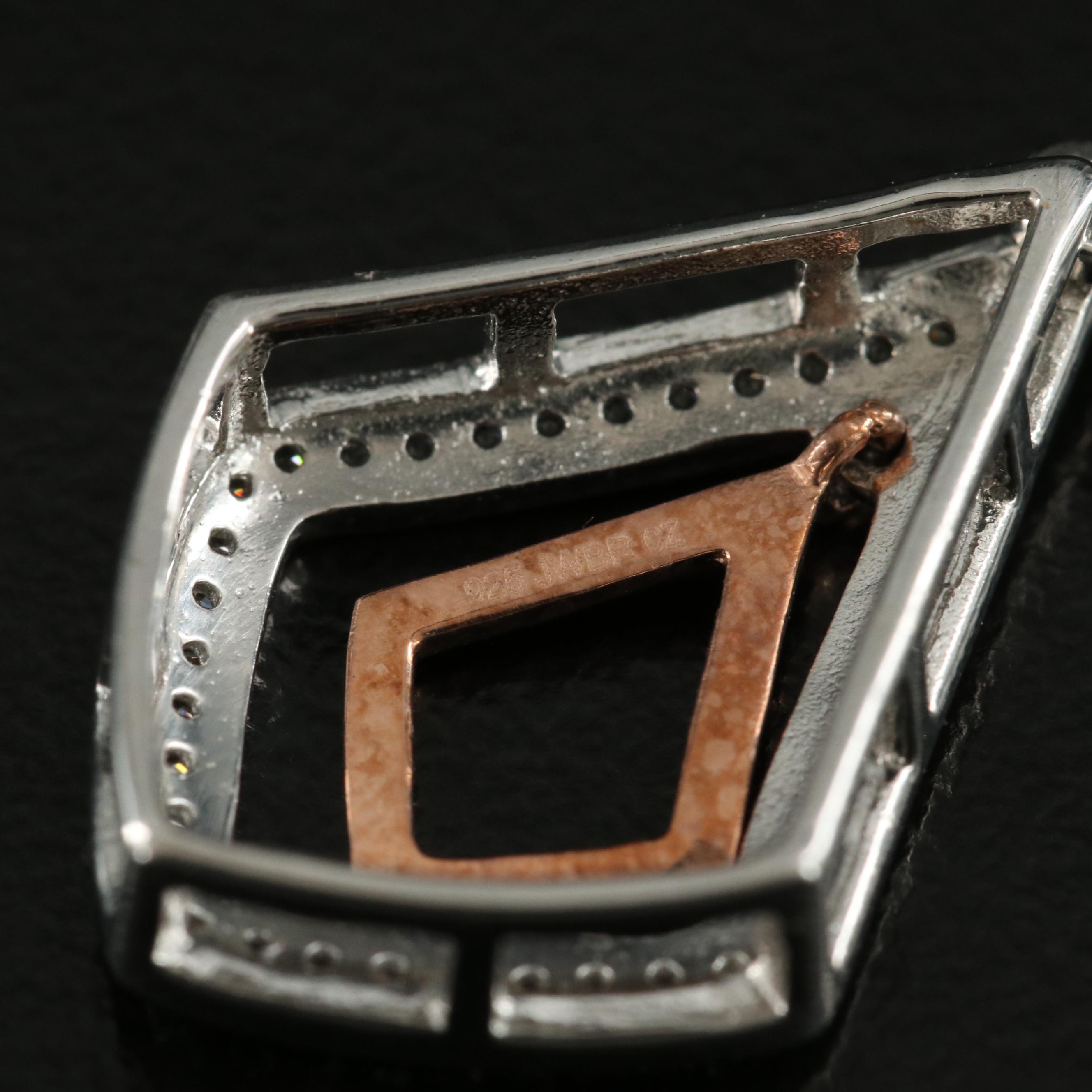 Sterling Cubic Zirconia Earrings with Enhancers