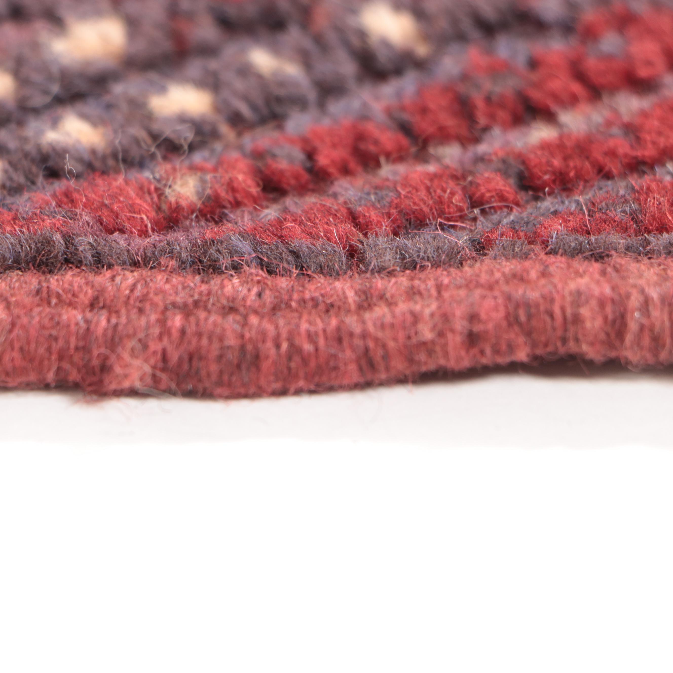 1'11 x 8'11 Hand-Knotted Afghan Mixed Technique Carpet Runner