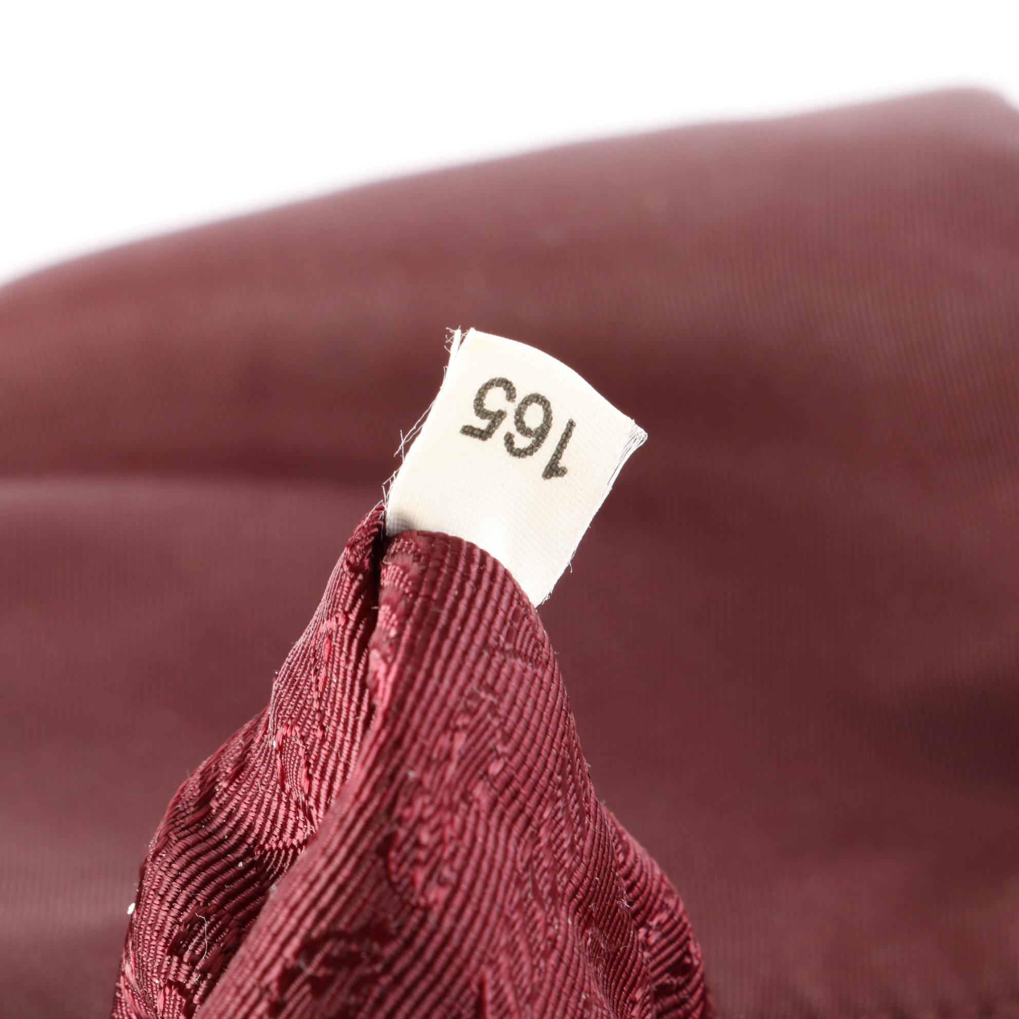 Prada Nylon Tessuto and Leather Shoulder Bag