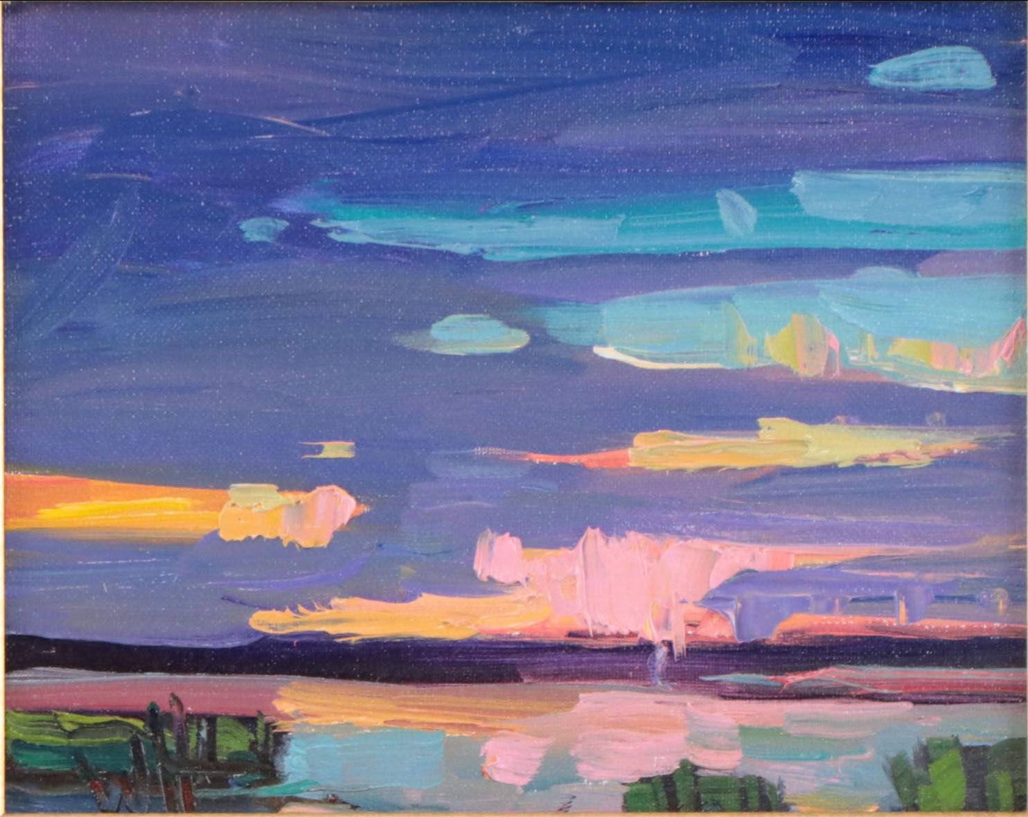 William Hawkins Landscape Oil Painting, 2023