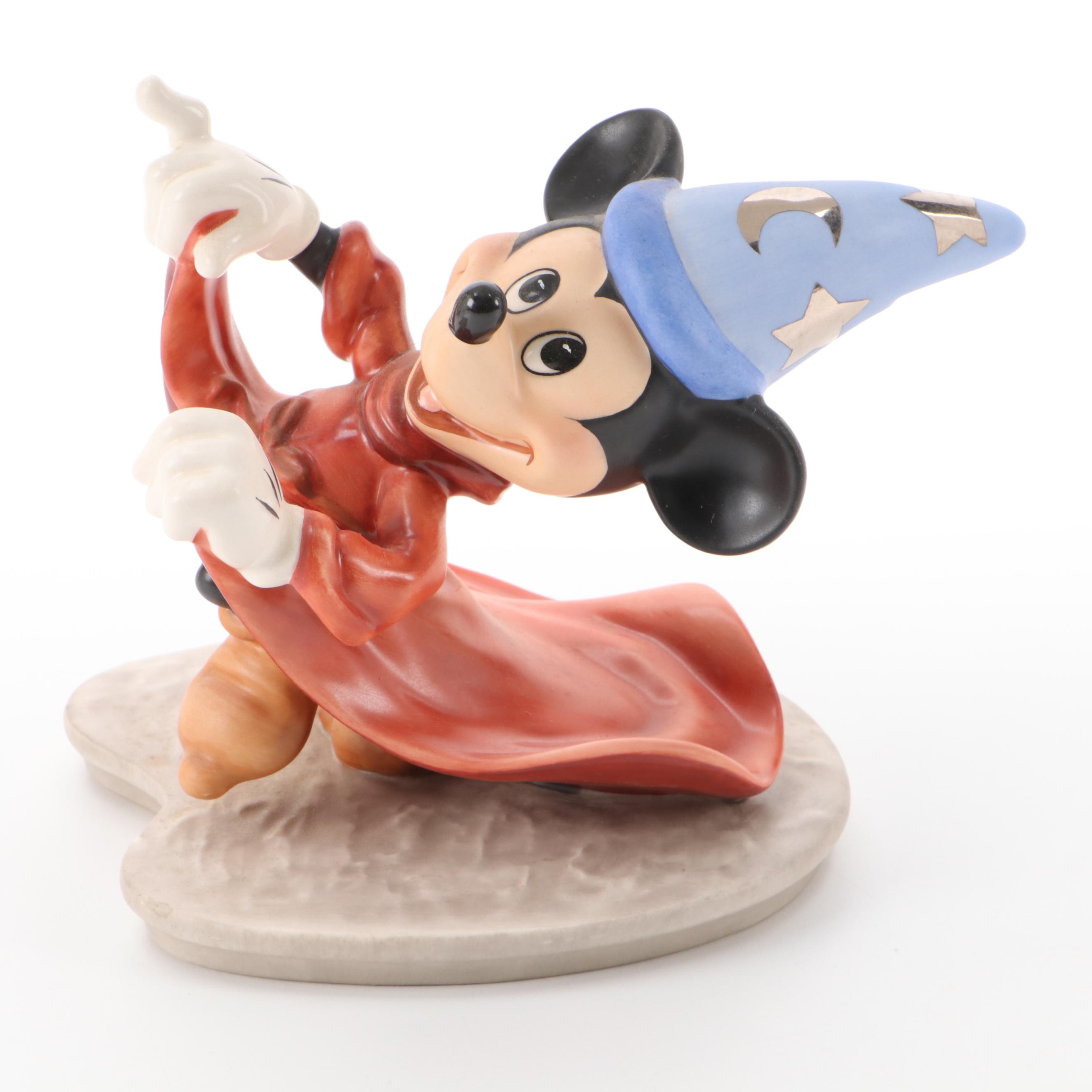 Walt Disney Classics Collection "The Sorcerer's Apprentice" Ceramic Figurines