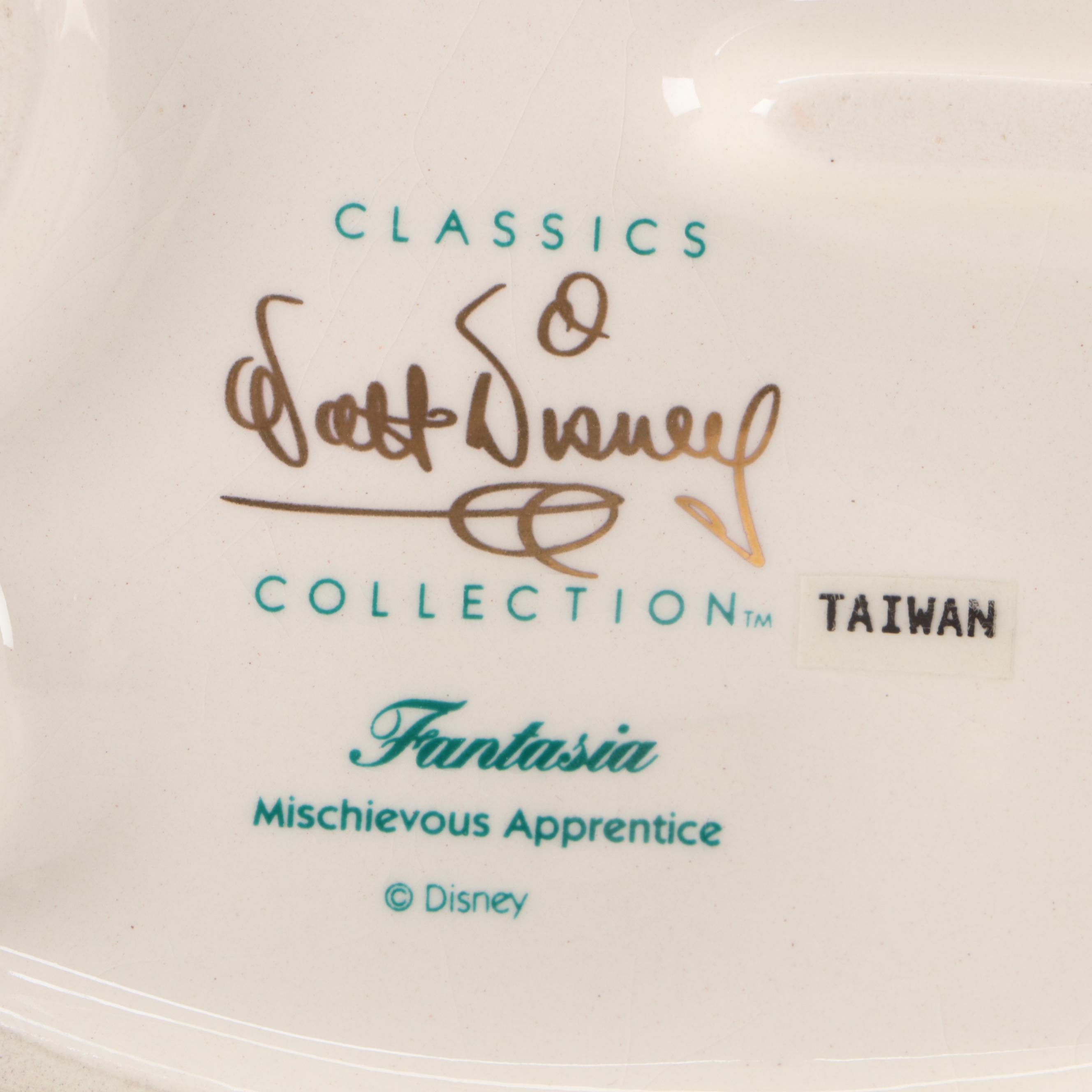 Walt Disney Classics Collection "The Sorcerer's Apprentice" Ceramic Figurines