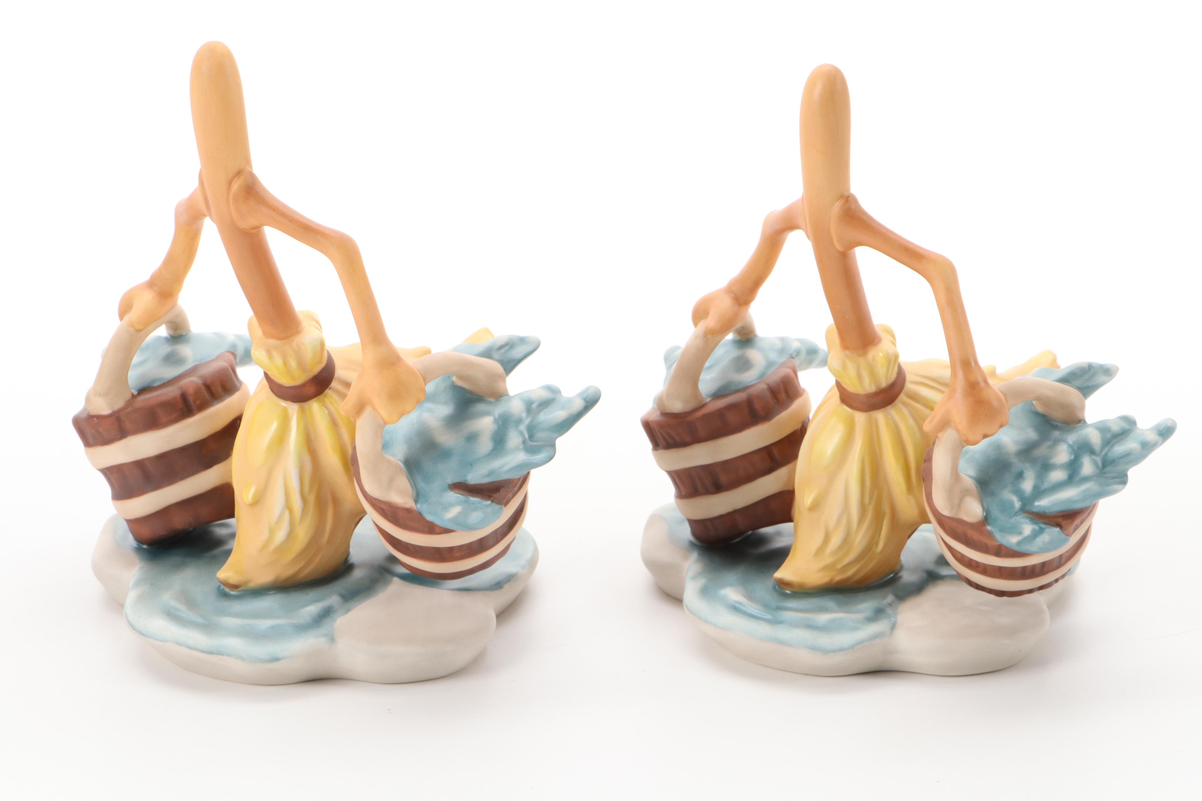 Walt Disney Classics Collection "The Sorcerer's Apprentice" Ceramic Figurines