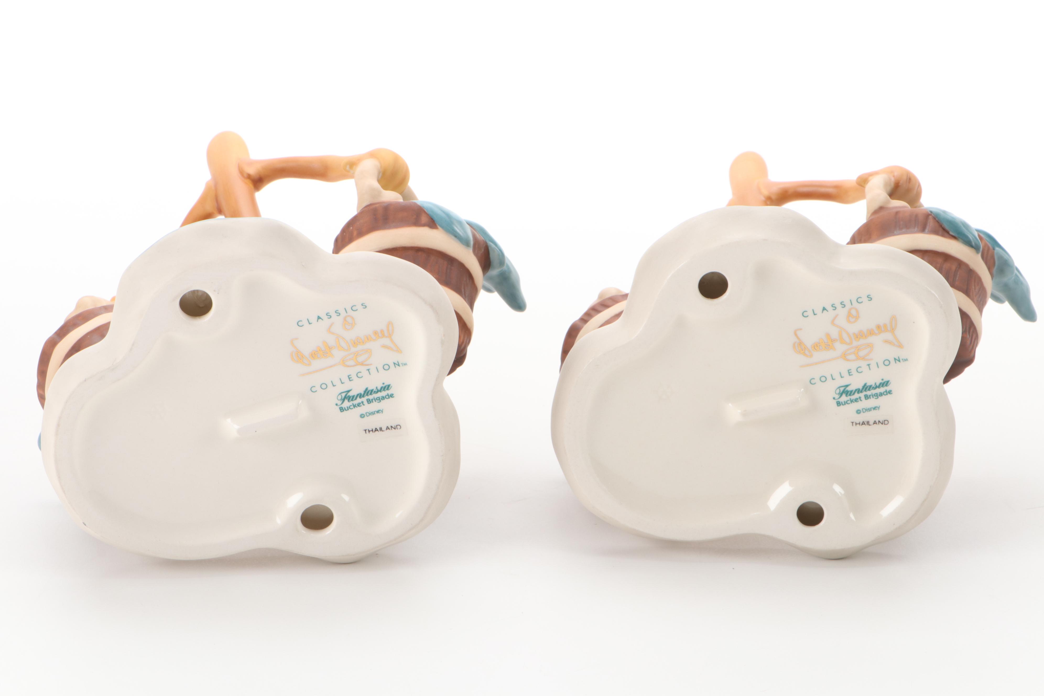 Walt Disney Classics Collection "The Sorcerer's Apprentice" Ceramic Figurines