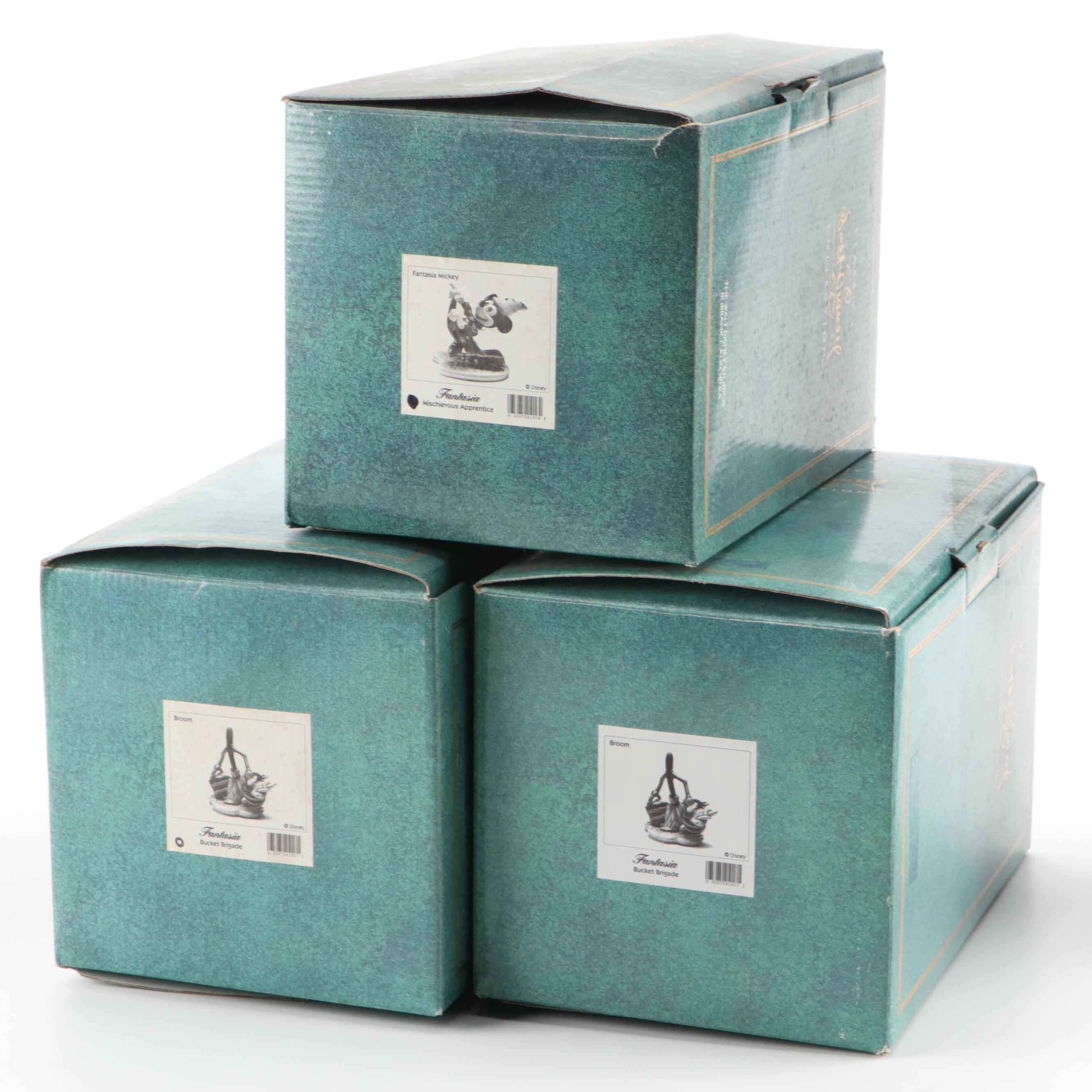 Walt Disney Classics Collection "The Sorcerer's Apprentice" Ceramic Figurines