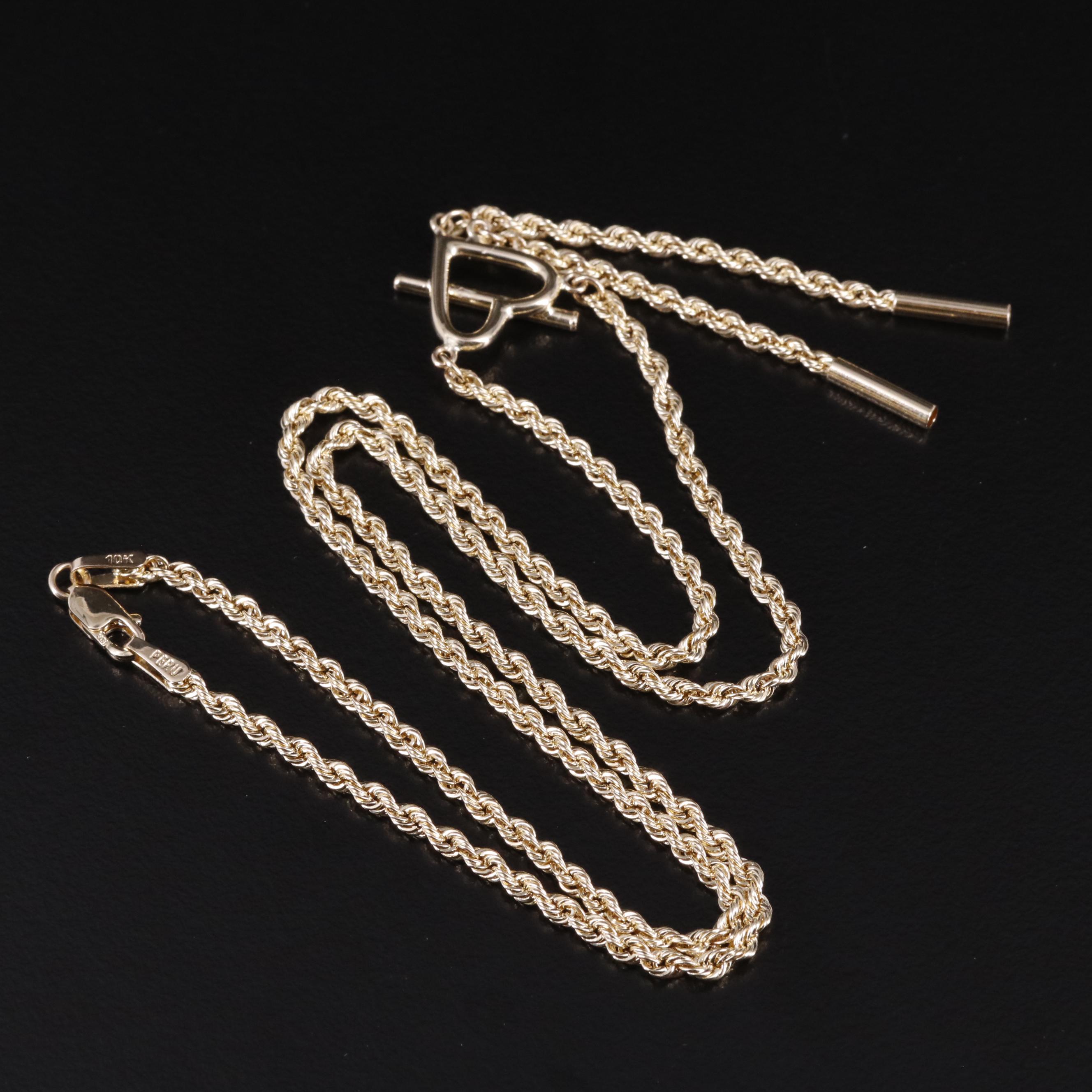 10K Heart Négligée Necklace