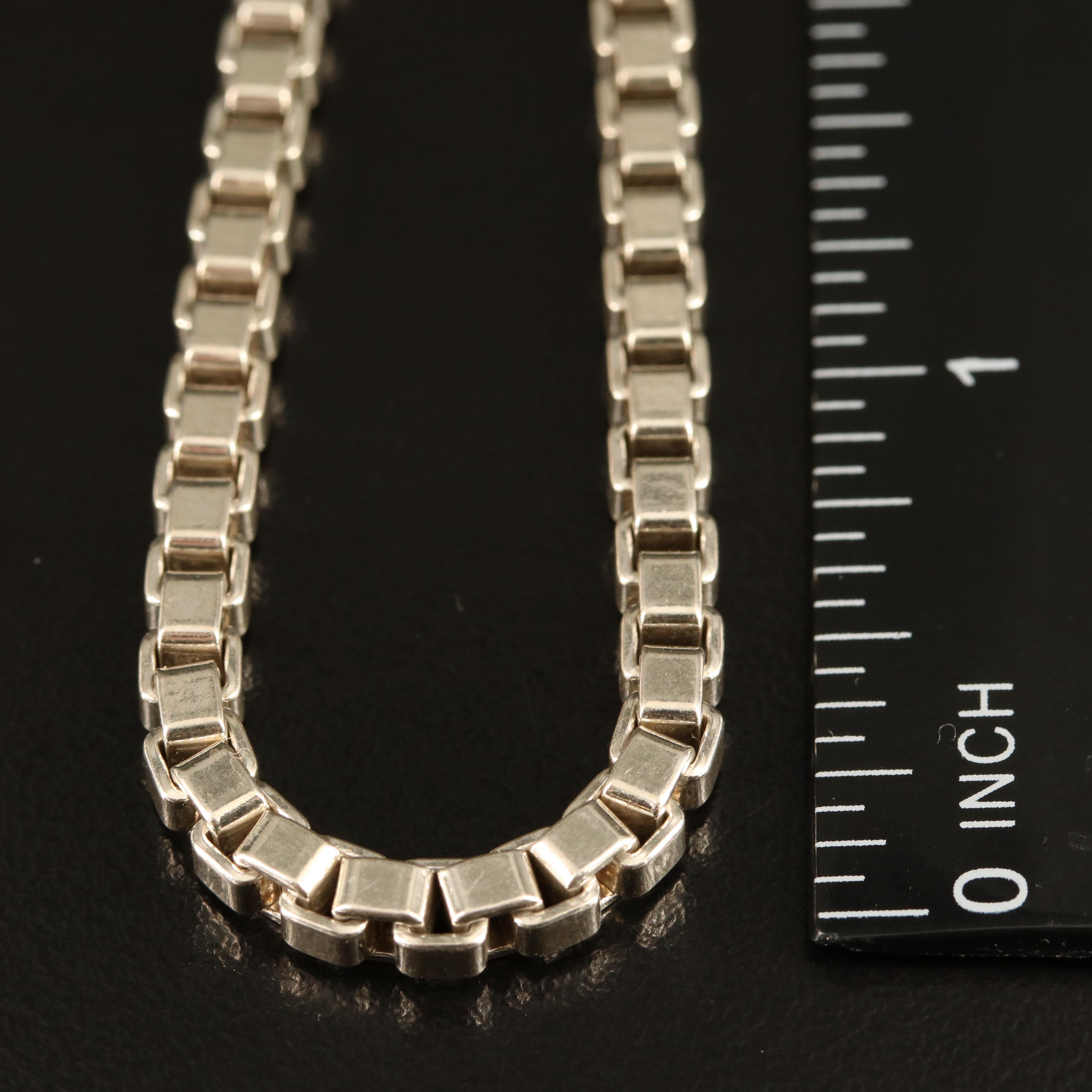 Tiffany & Co. "Venetian" Bracelet and "Nature Rose" Band in Sterling