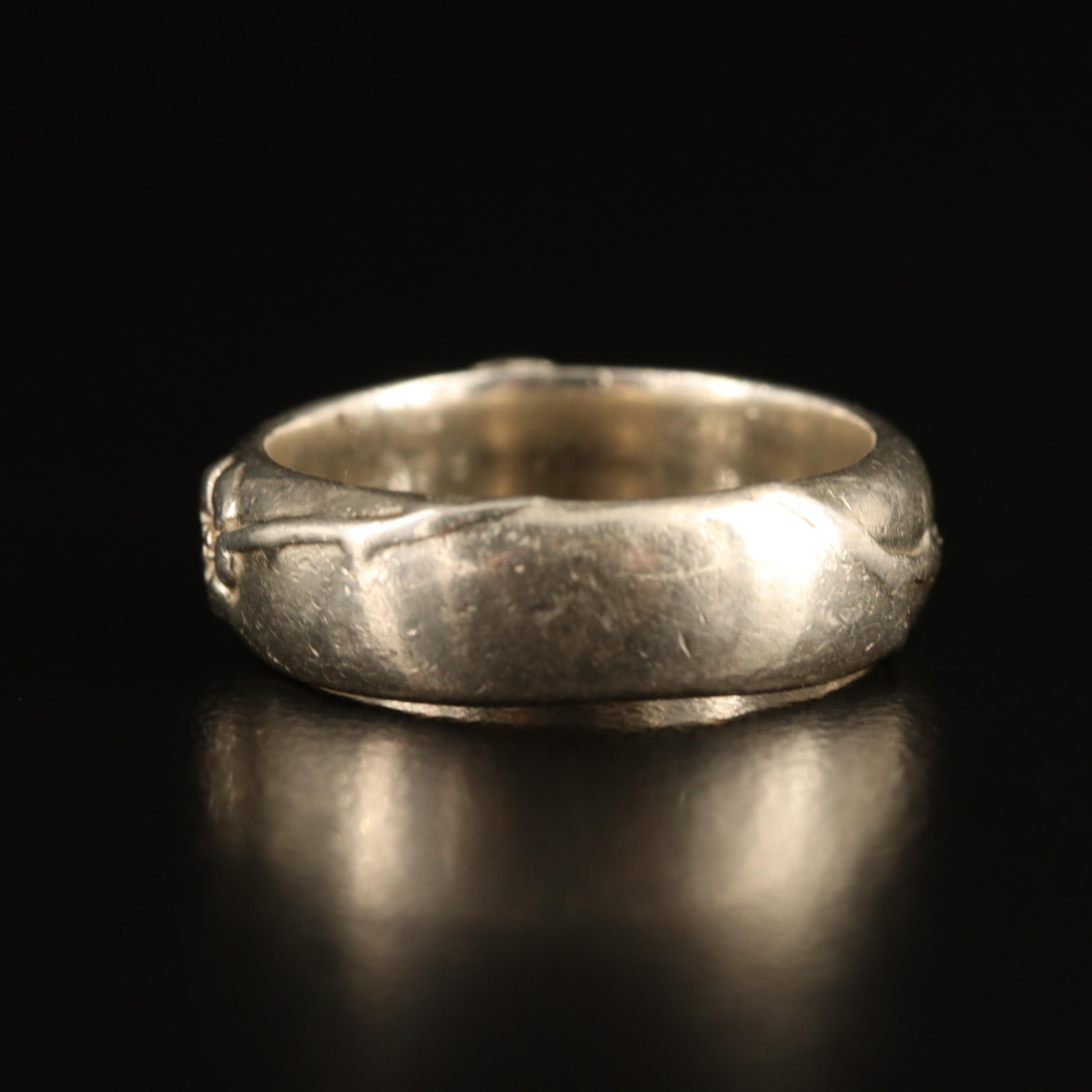 Tiffany & Co. "Venetian" Bracelet and "Nature Rose" Band in Sterling