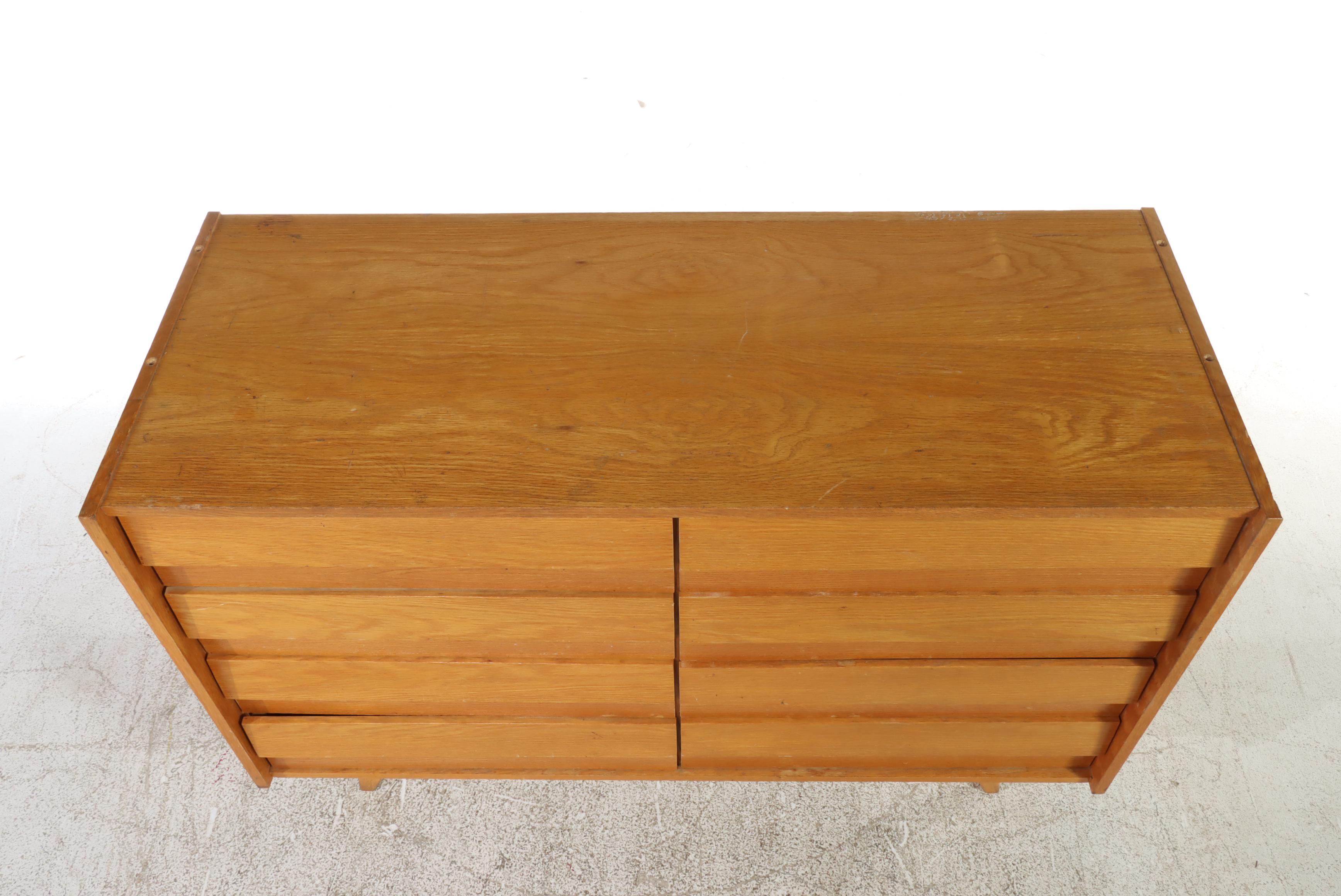 Jiří Jiroutek for Interiér Praha Oak Chest of Drawers, Mid-20th Century