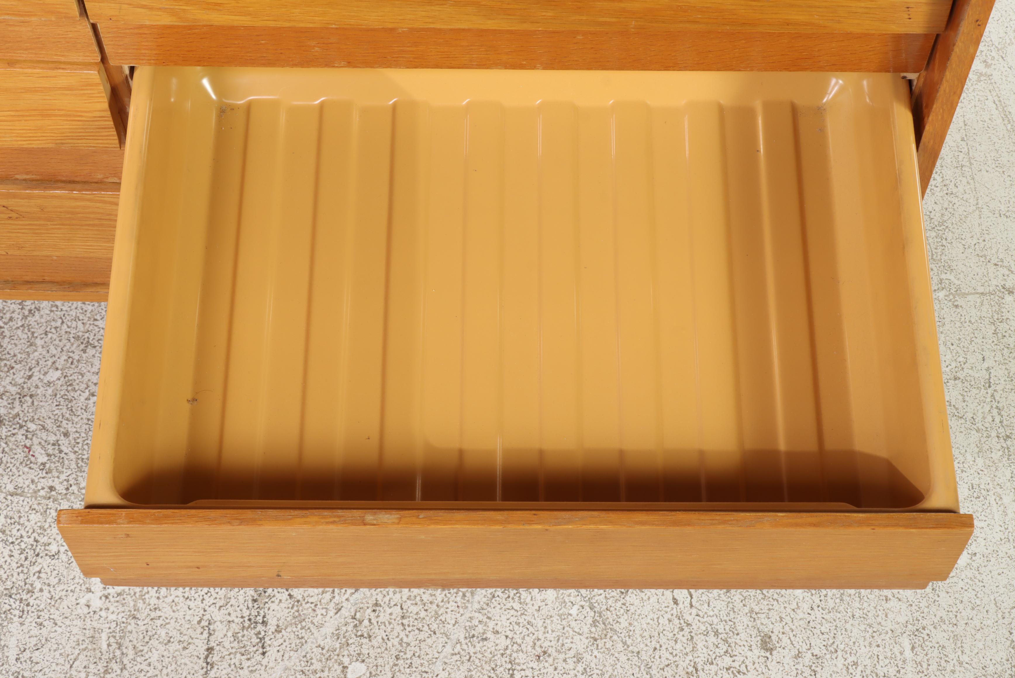 Jiří Jiroutek for Interiér Praha Oak Chest of Drawers, Mid-20th Century