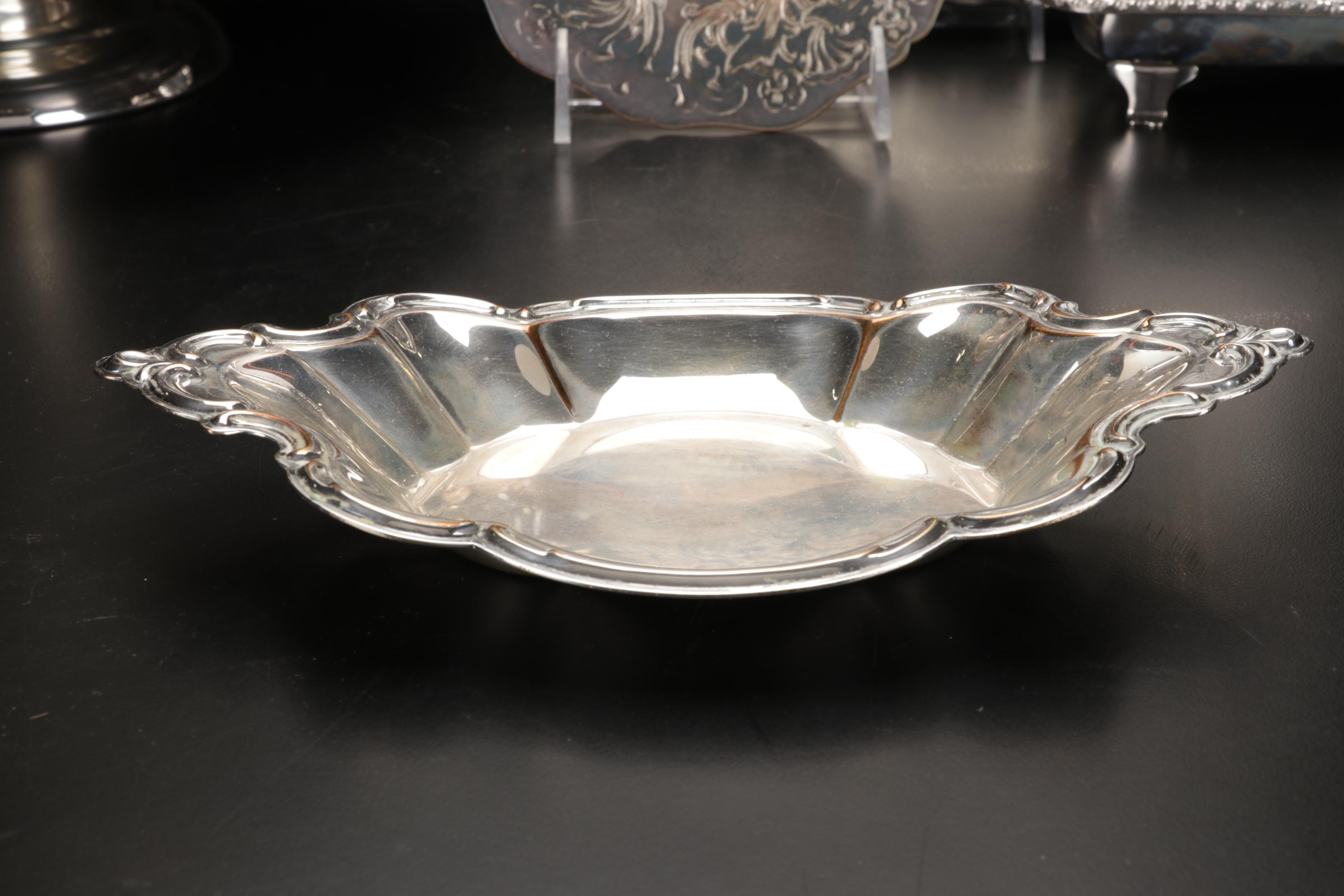 Oneida "Grosvenor" Silver Plate Flatware and Other Silver Plate Serving Pieces