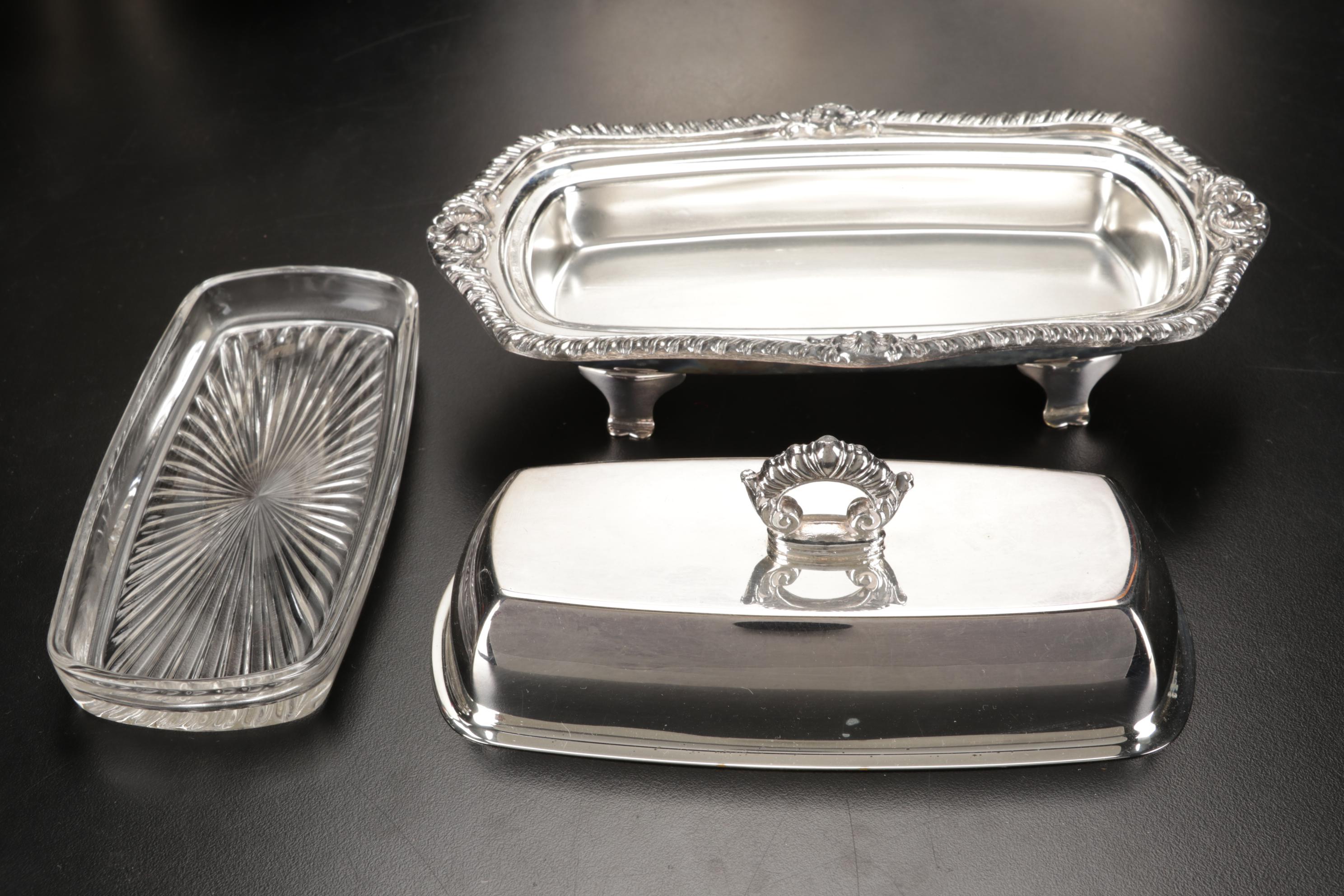 Oneida "Grosvenor" Silver Plate Flatware and Other Silver Plate Serving Pieces