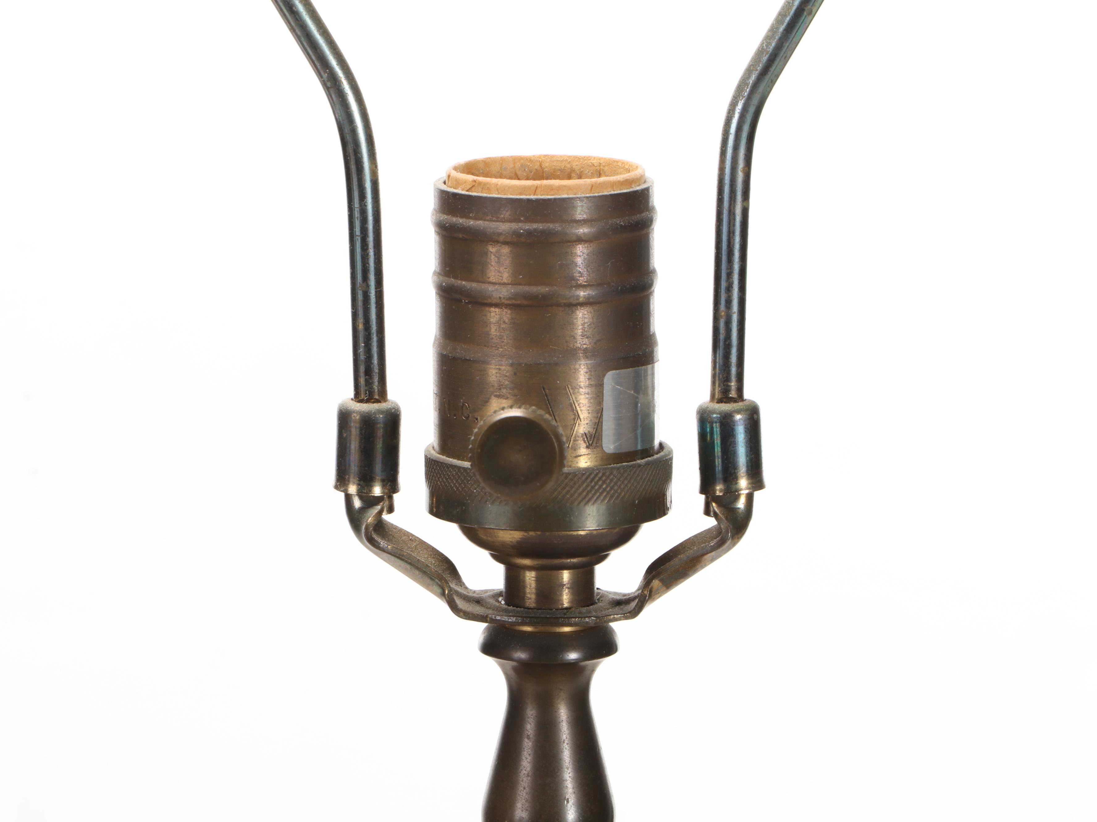 Pair of Japanese Imari Cherry Blossom Ribbed Porcelain Vase Table Lamps