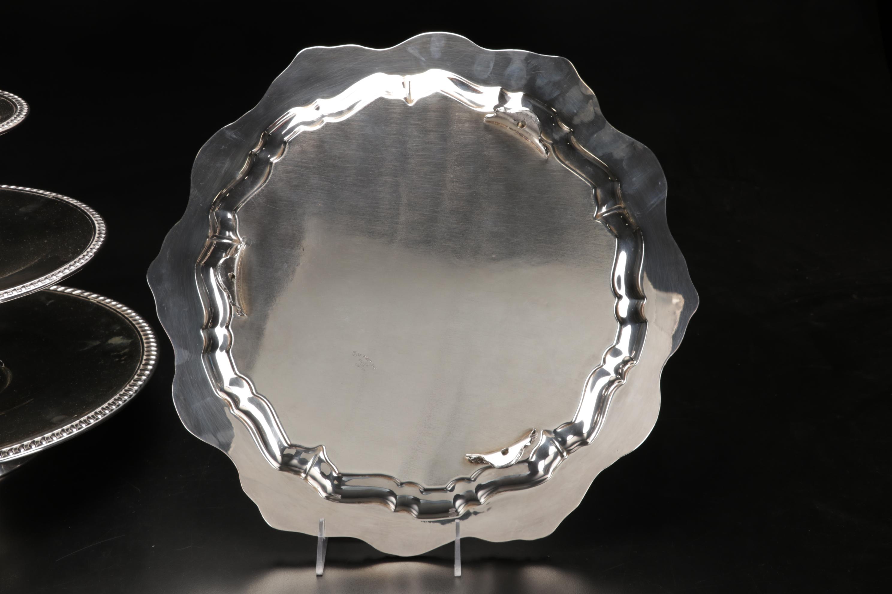 Oneida "Grosvenor" Silver Plate Flatware and Other Silver Plate Serving Pieces