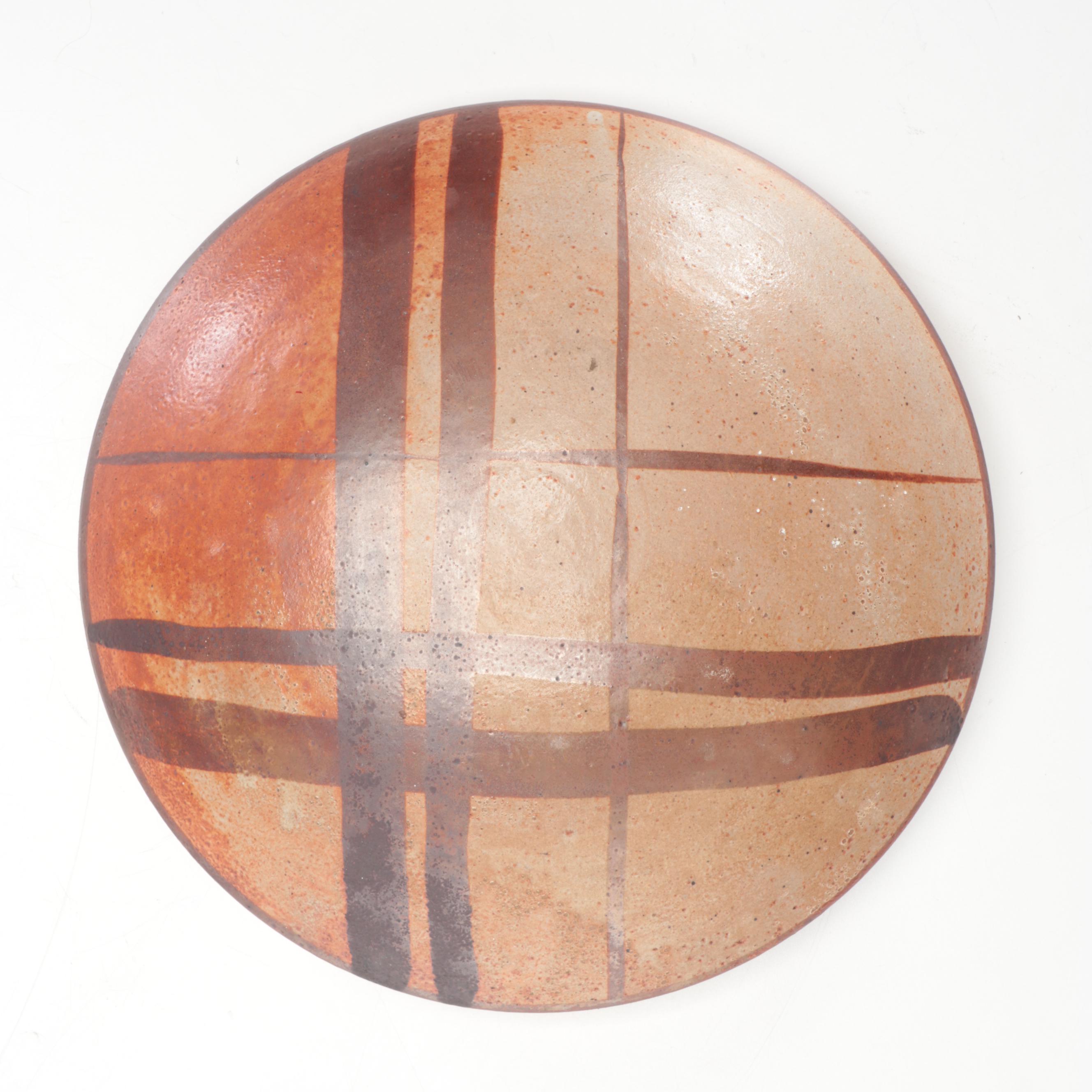 Art Pottery Stoneware Lidded Vessel