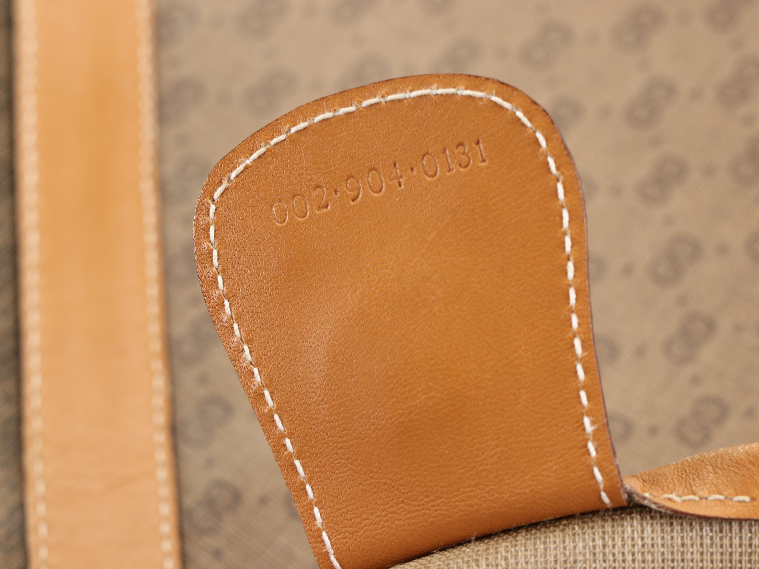 Gucci Tote Bag in Micro GG Coated Canvas and Leather