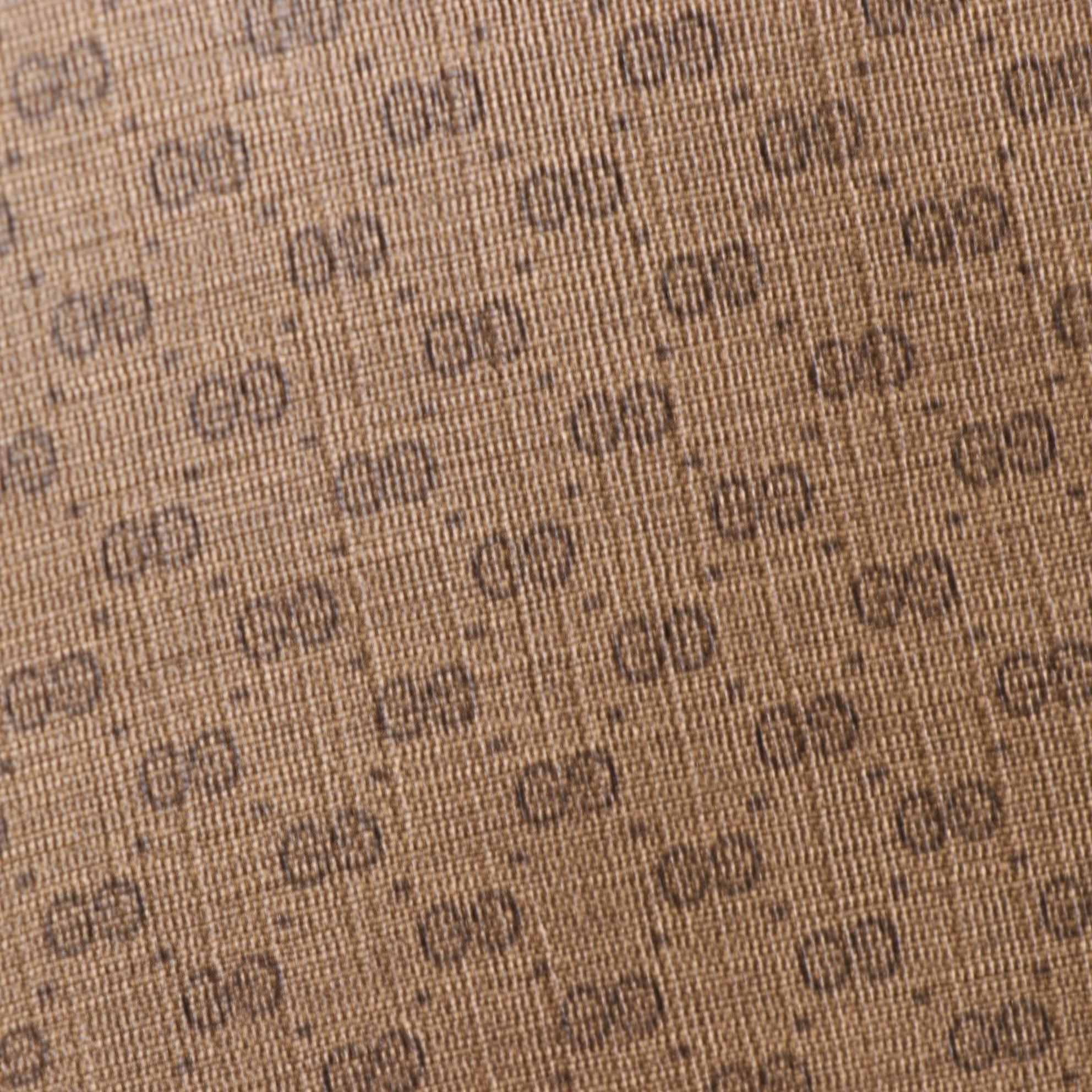 Gucci Tote Bag in Micro GG Coated Canvas and Leather