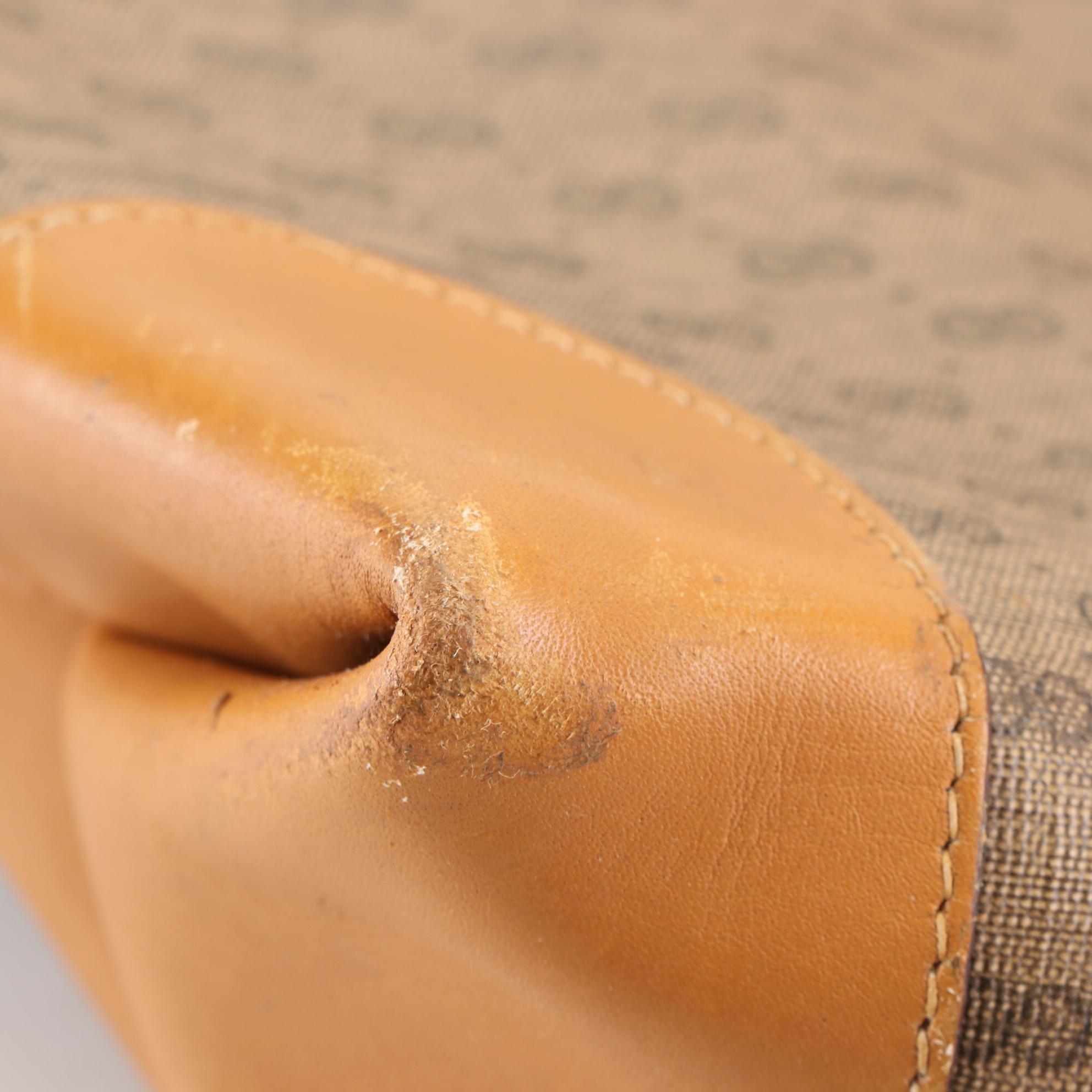 Gucci Tote Bag in Micro GG Coated Canvas and Leather