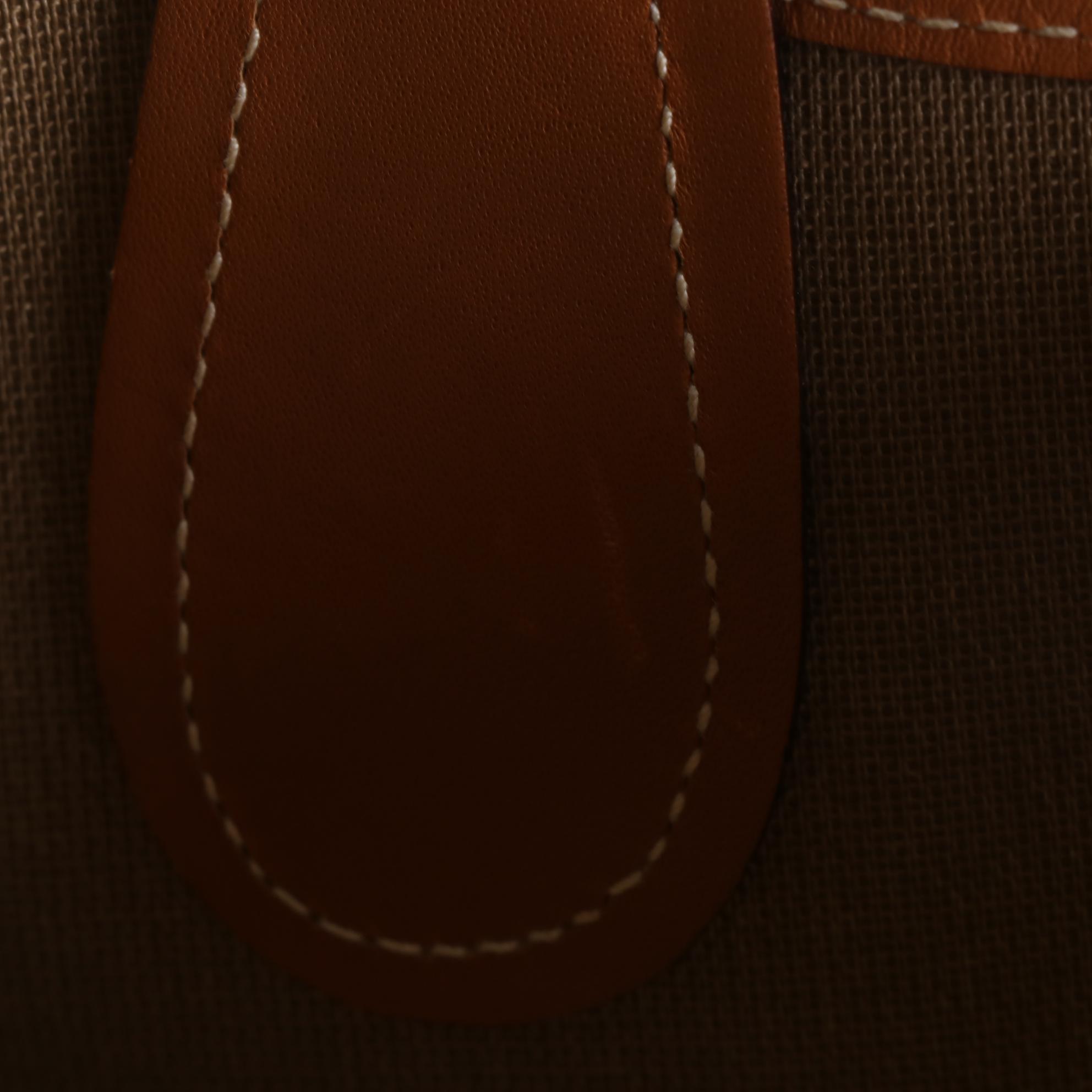 Gucci Tote Bag in Micro GG Coated Canvas and Leather