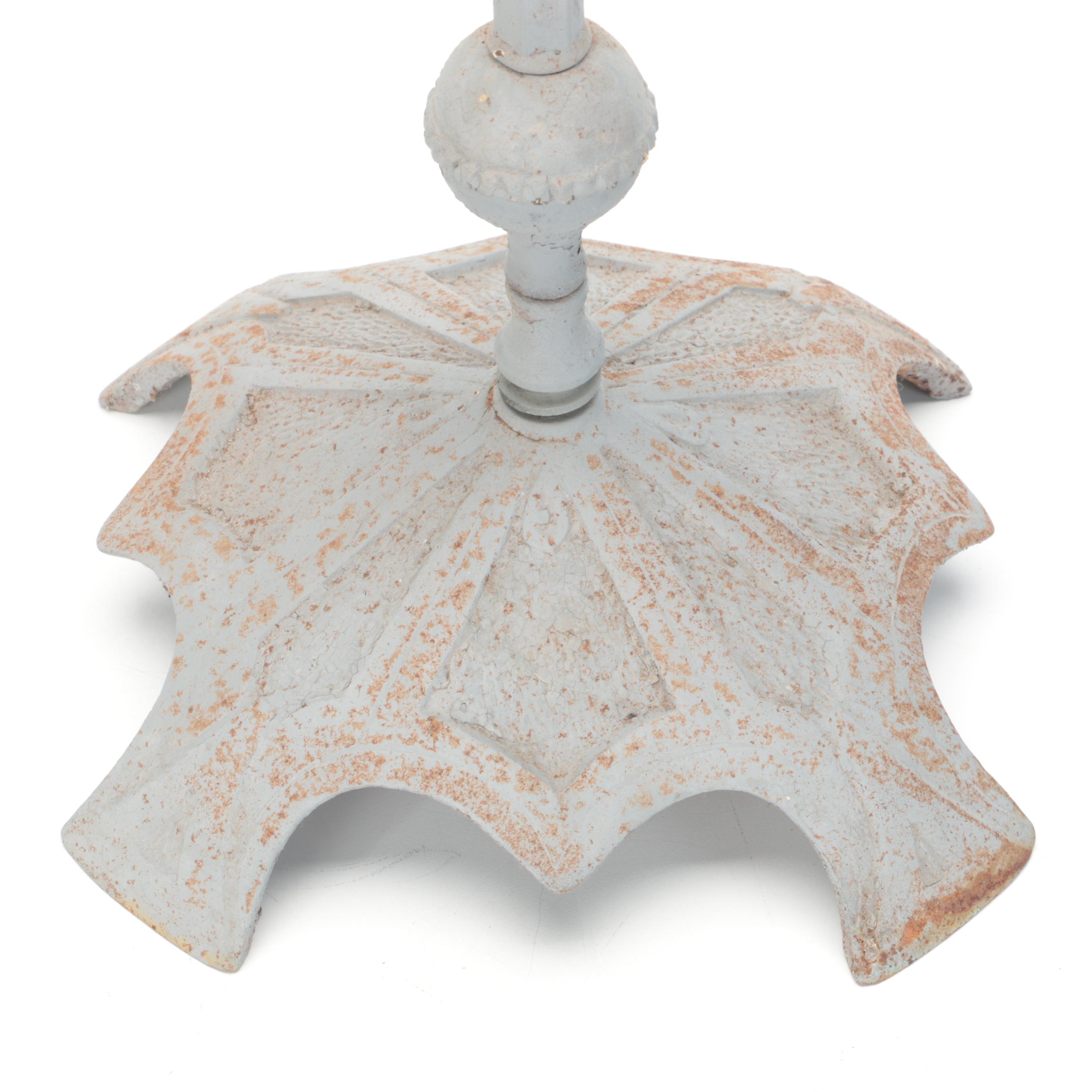 Art Deco Painted Iron Smoking Stand, 1930s