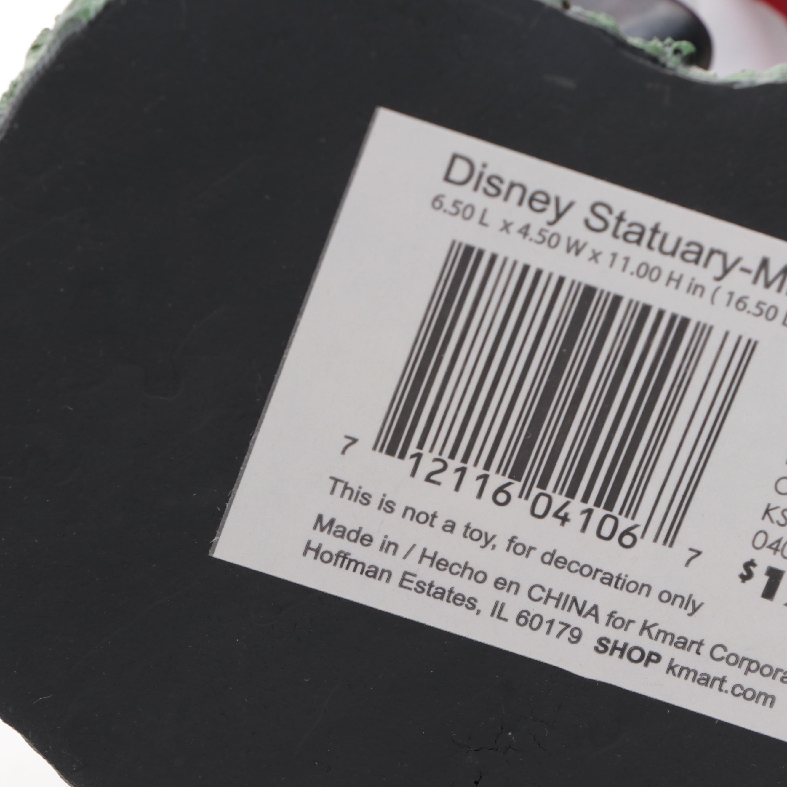 Disney Mickey Mouse and Minnie Mouse Outdoor Resin Statues and Light