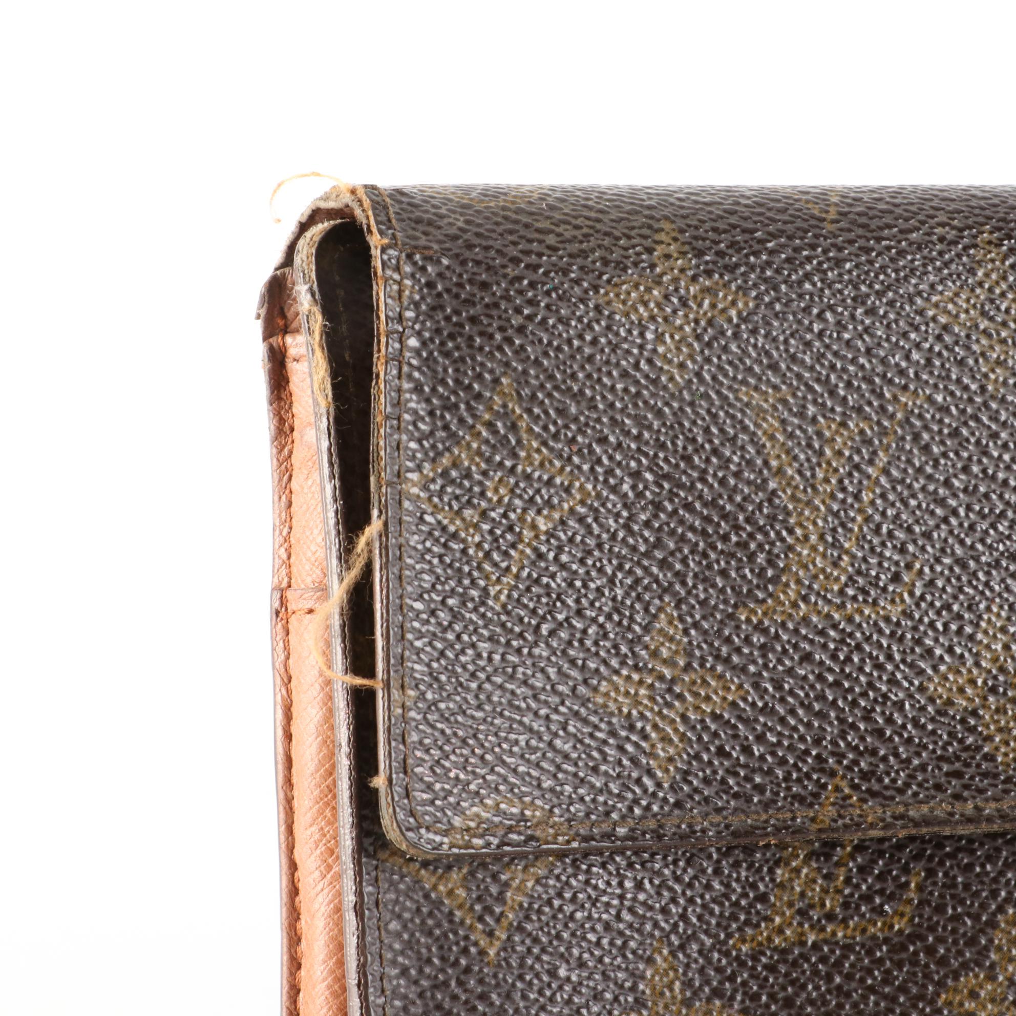 Louis Vuitton Pochette-Passeport Organizer in Monogram Canvas and Leather