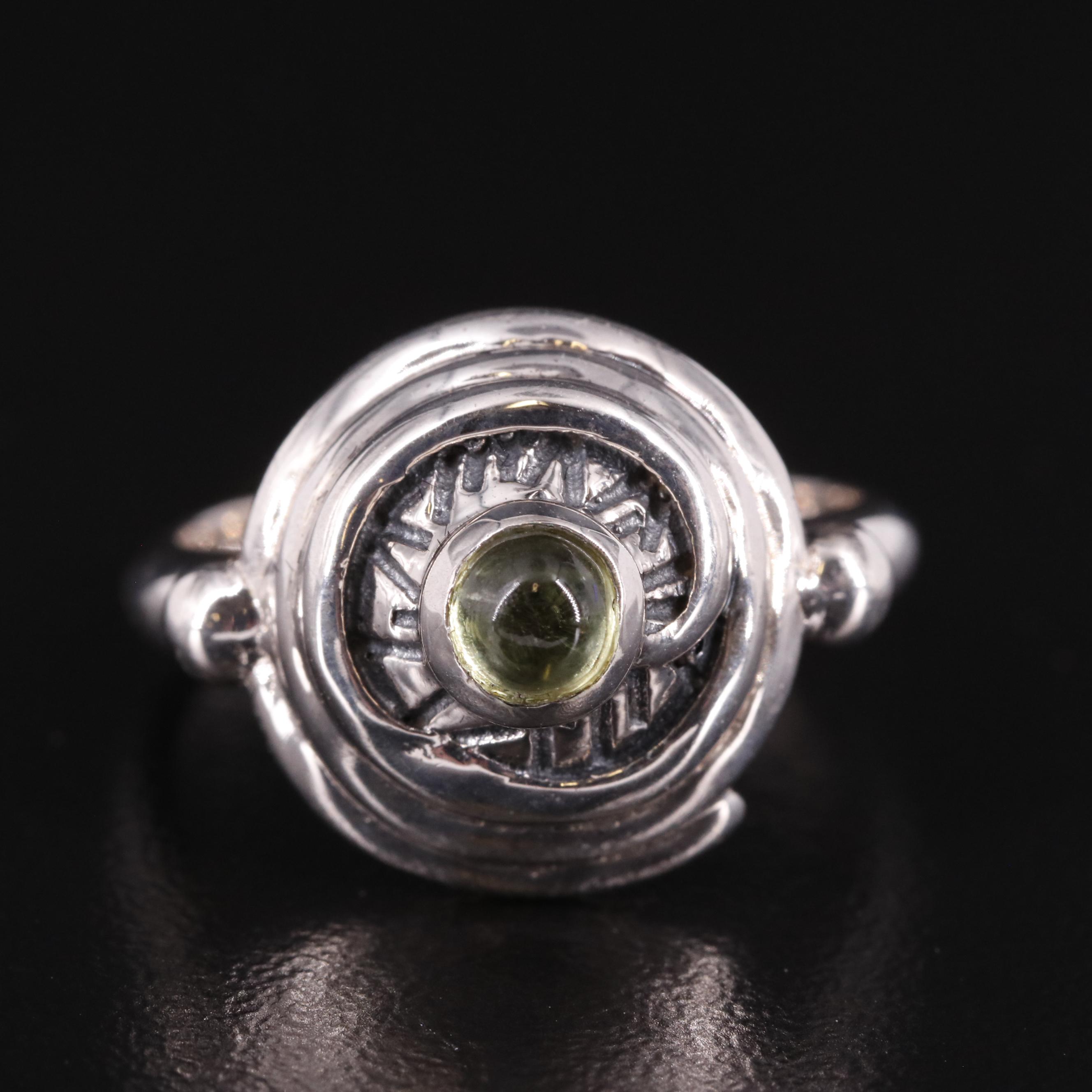 14K Peridot Ring