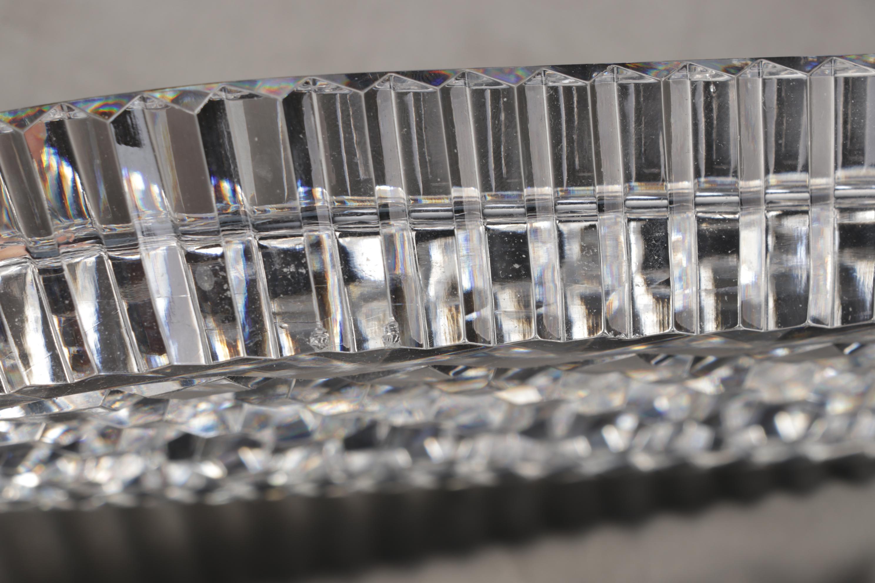 Waterford Crystal Tissue Box with Soap Dish and Lidded Box