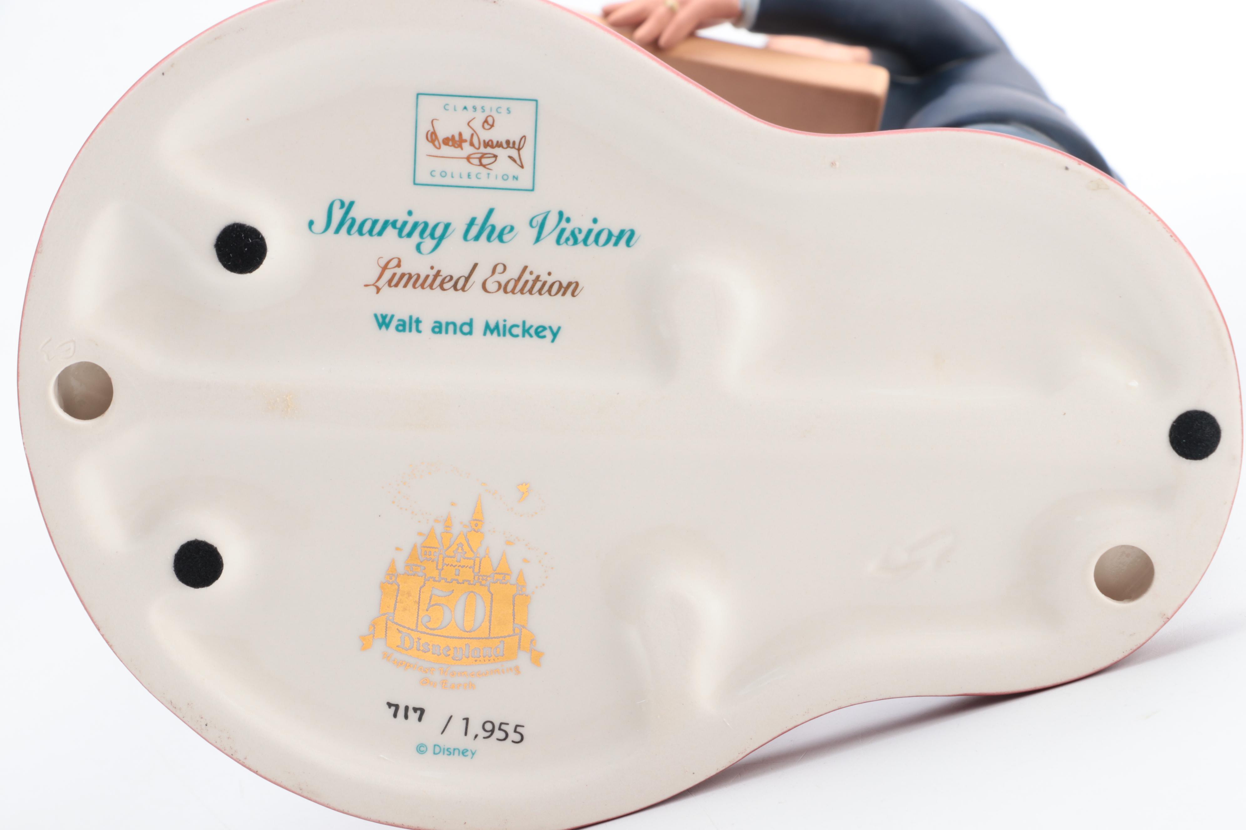 Limited Edition "Sharing the Vision" and More Ceramic Mickey Mouse Figurines